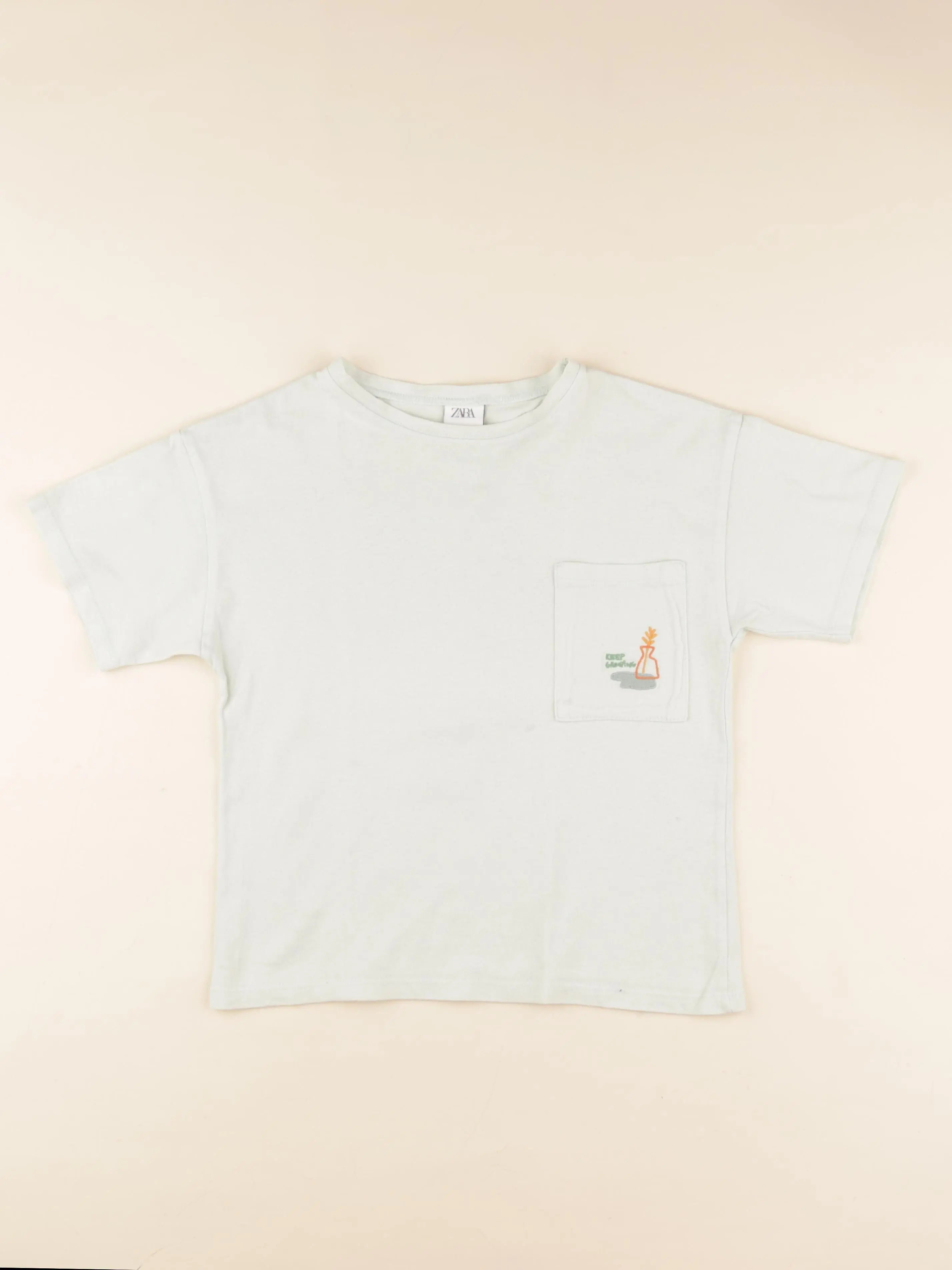 Zara - tee-shirt vert - 6 ans