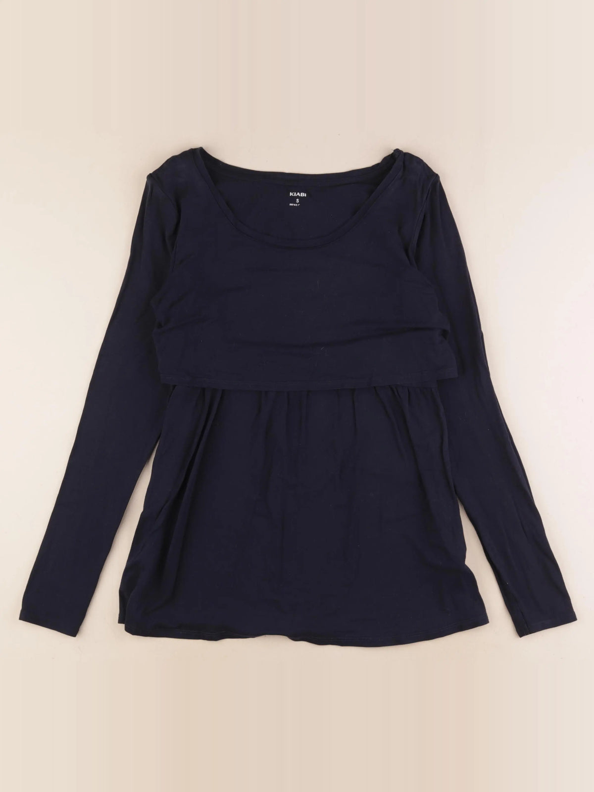 Kiabi - tee-shirt allaitement bleu - s