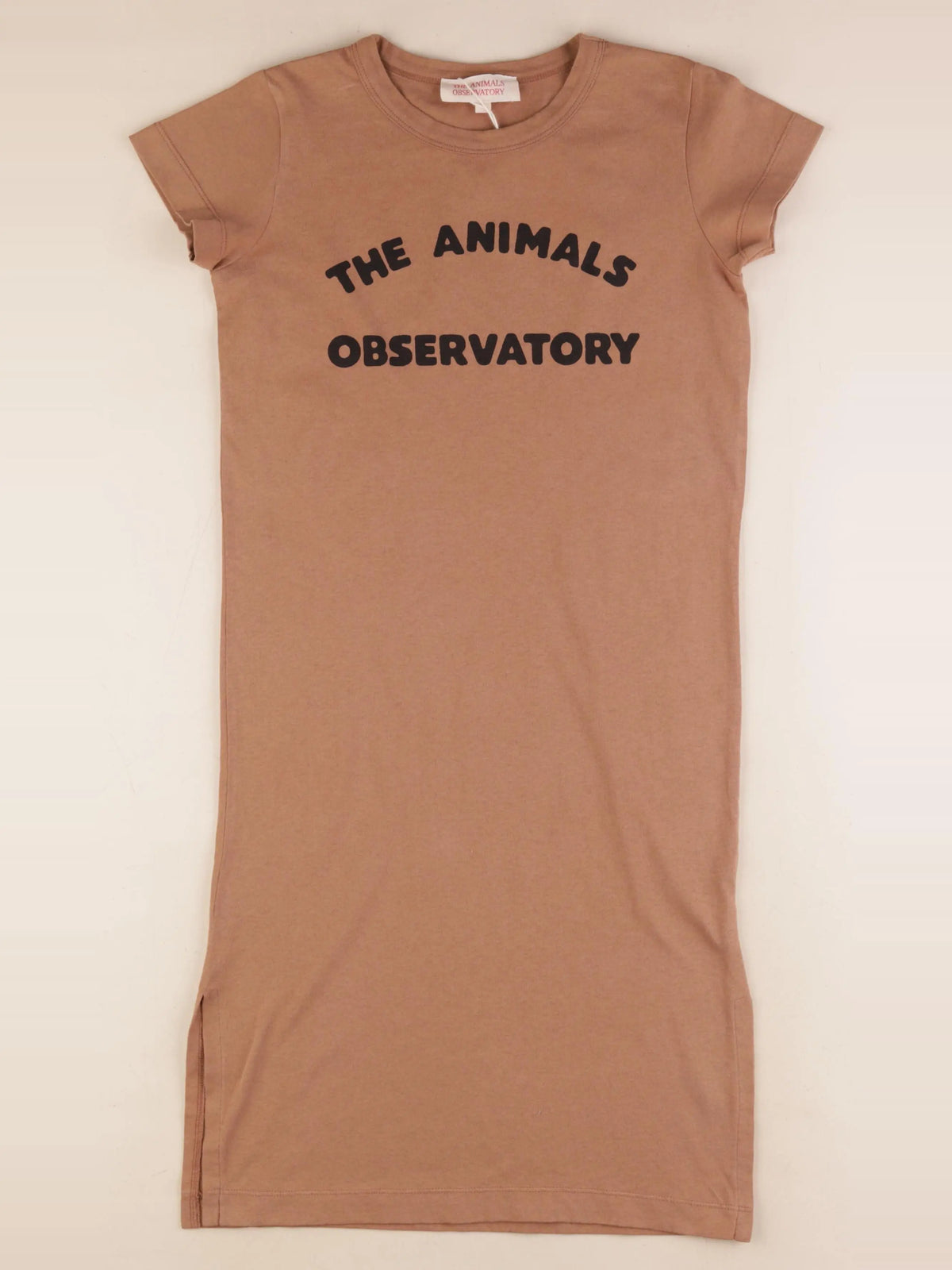 The animals observatory - robe imprimé au dos marron - 8 ans