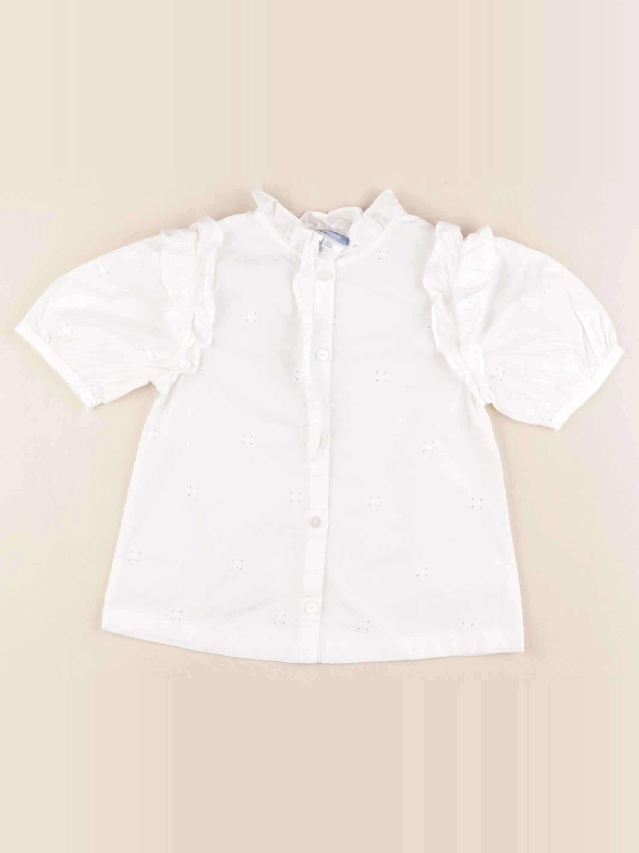 Jacadi - blouse blanc - 4 ans