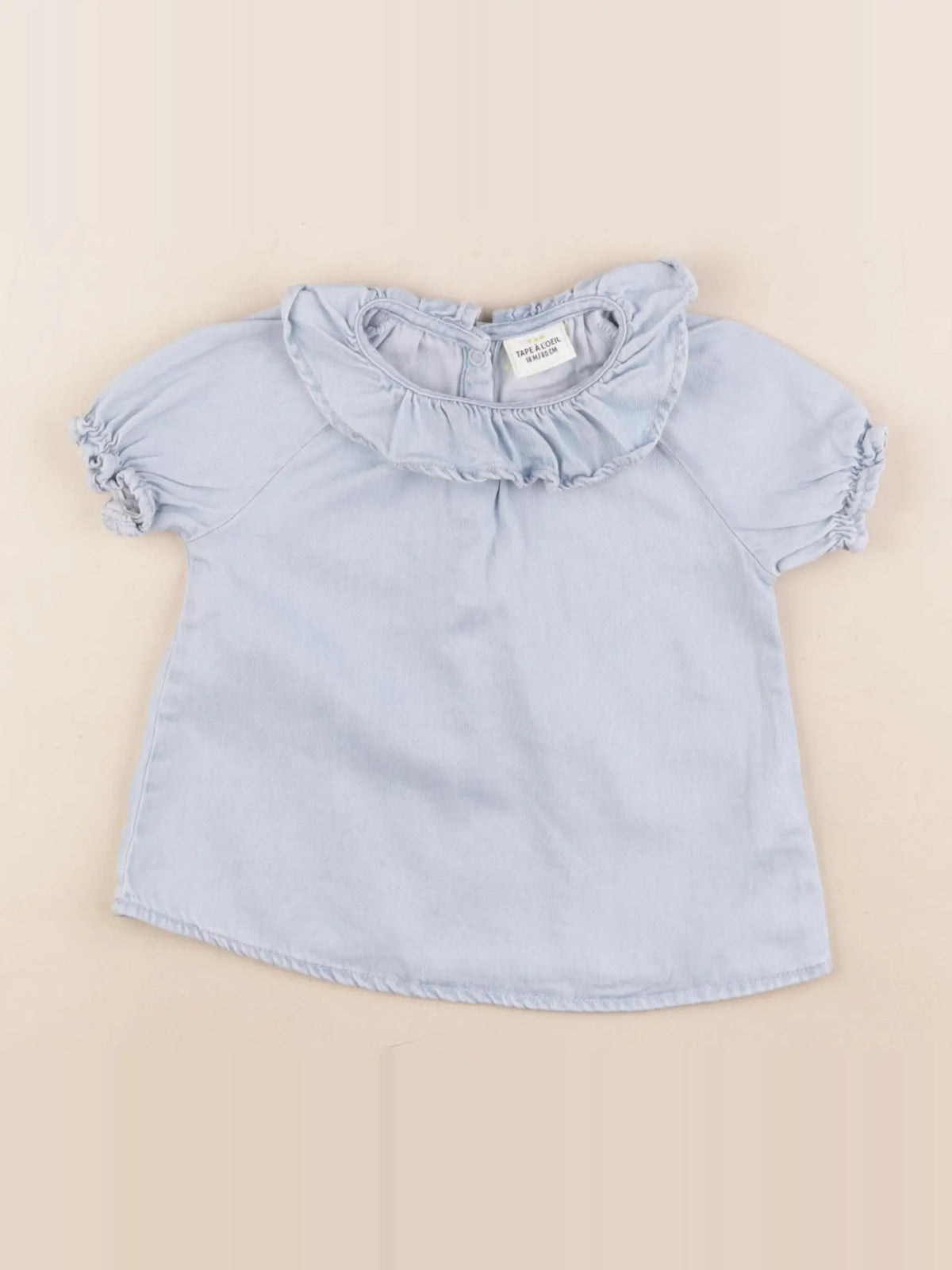 Tape à l'oeil - blouse bleu - 18 mois