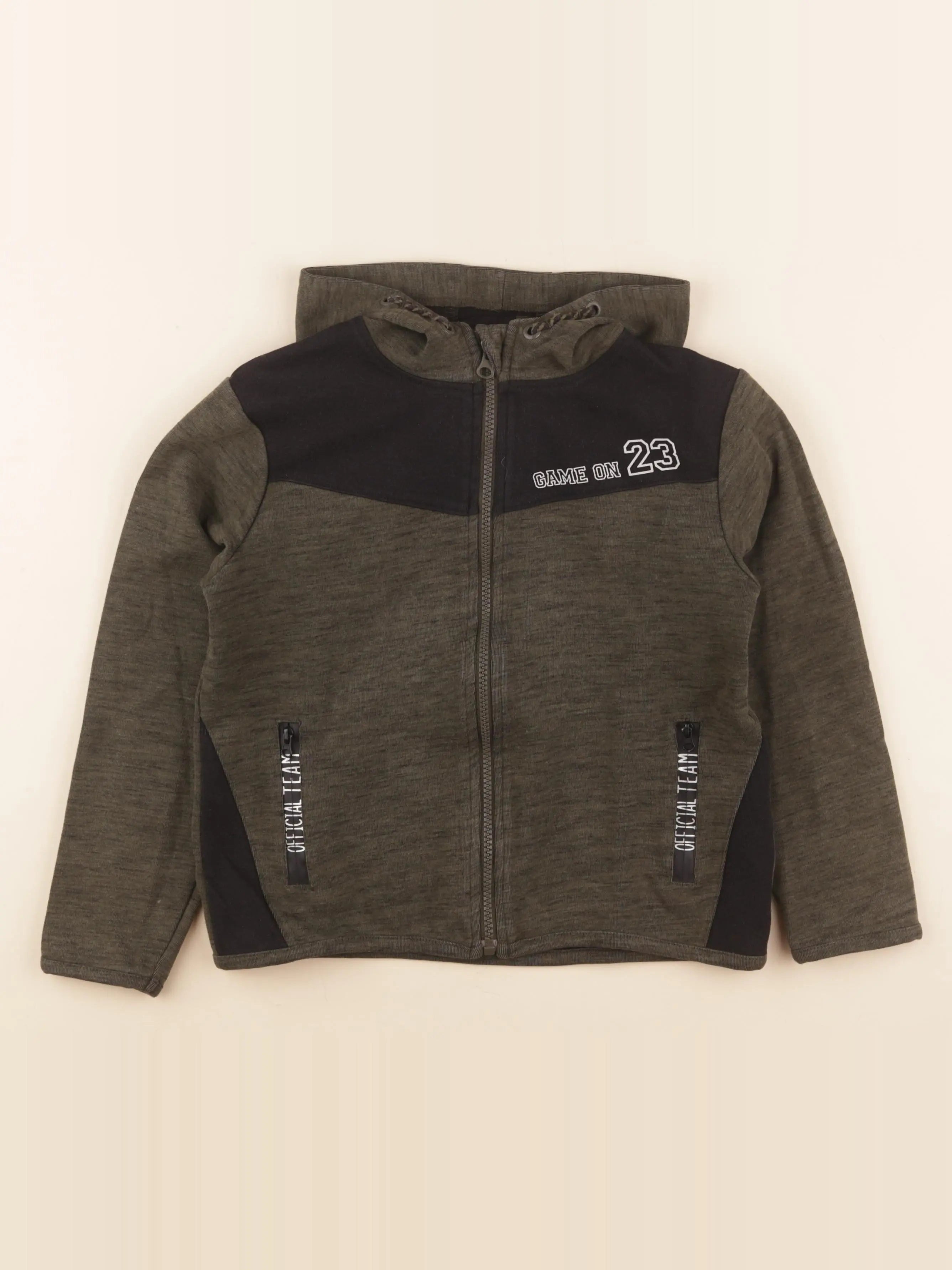Vertbaudet - sweat vert - 10 ans