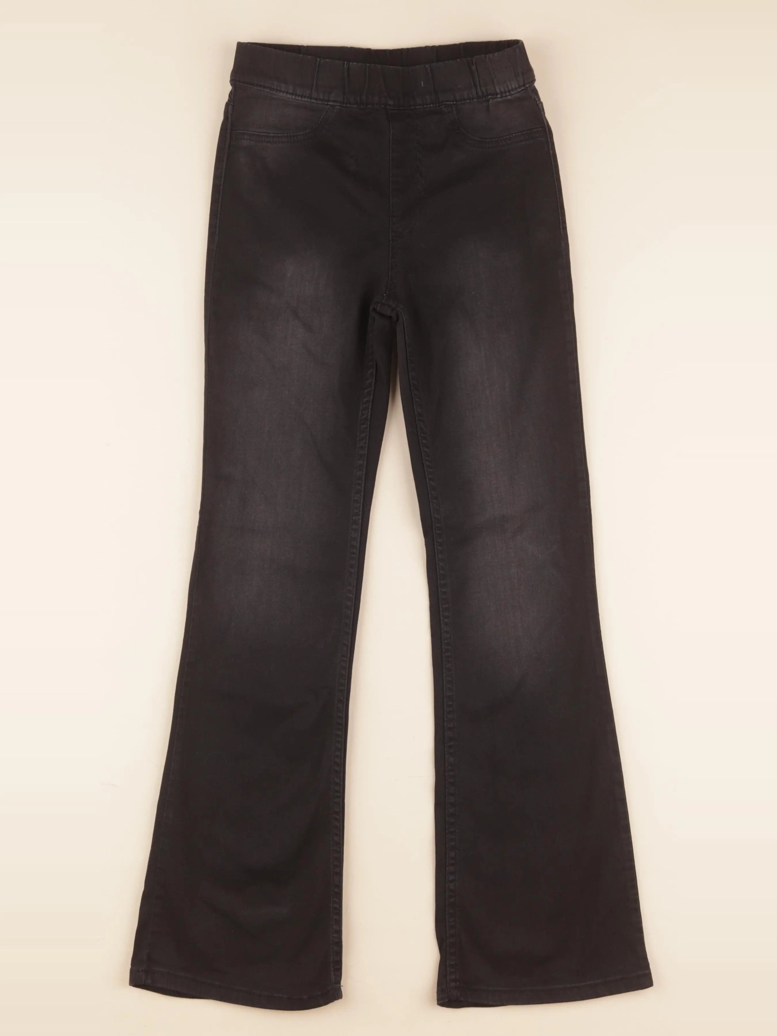 H&M - jegging noir - 8/9 ans