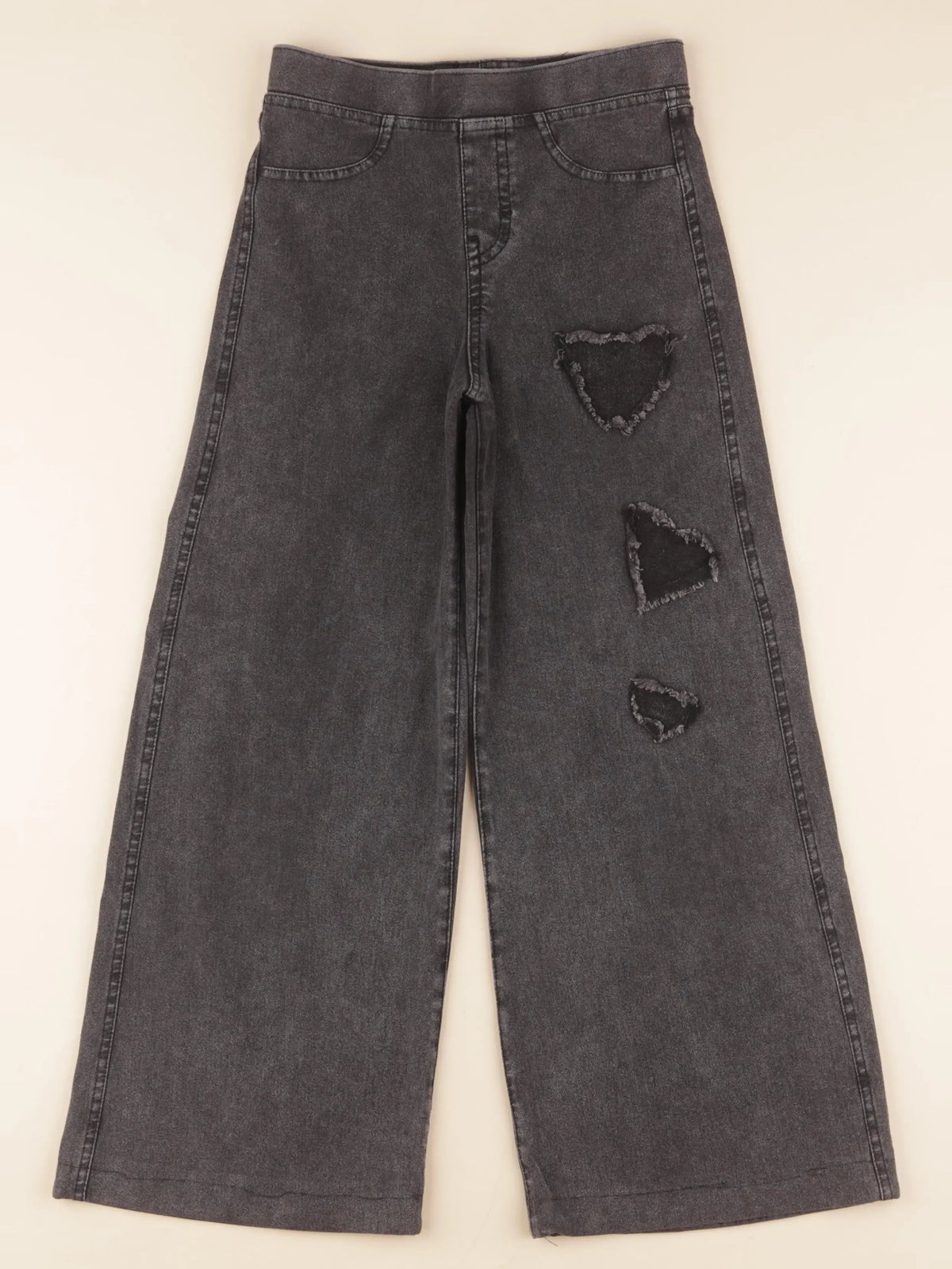 H&M - jegging gris - 8/9 ans