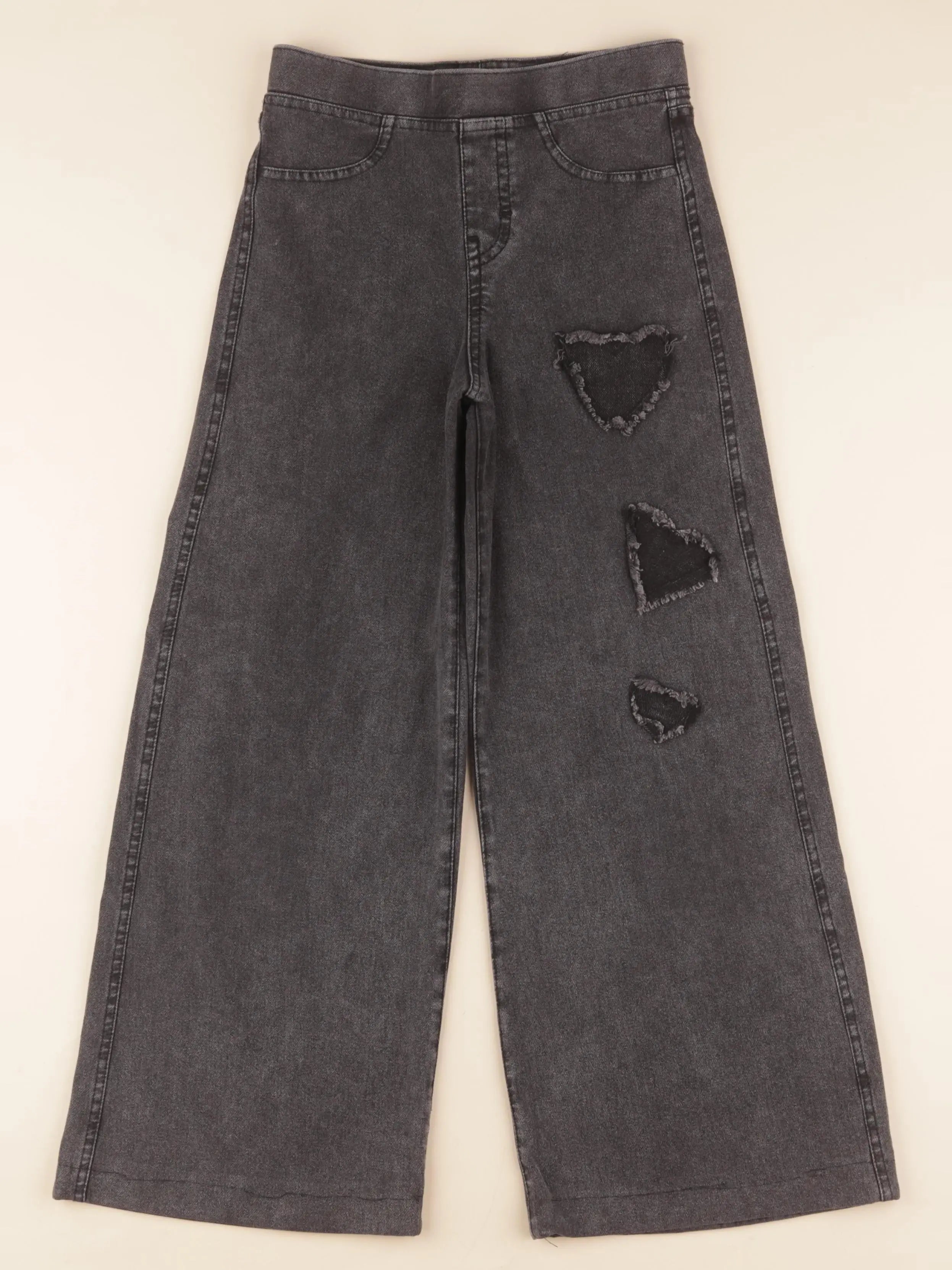 H&M - jegging gris - 8/9 ans