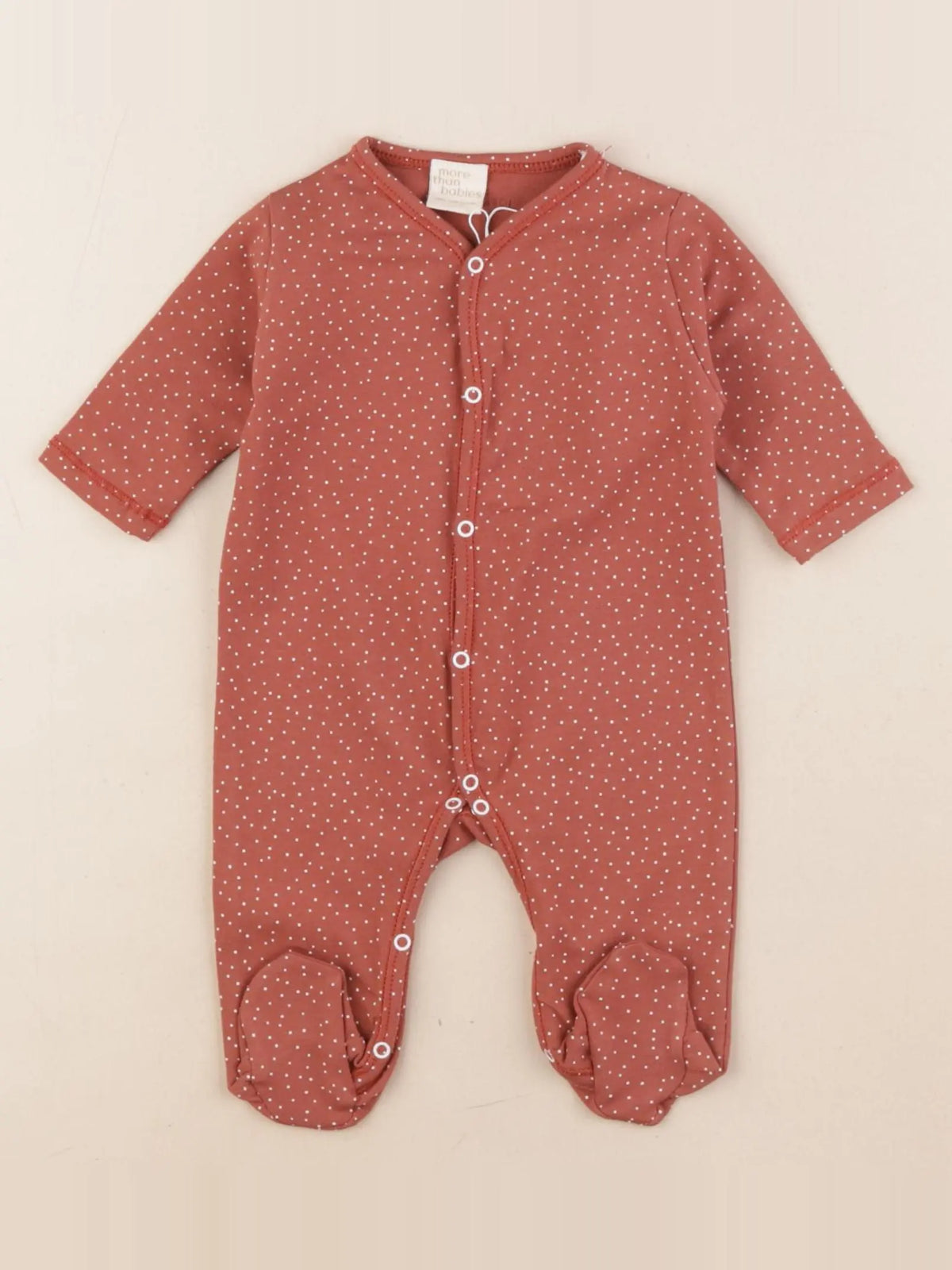 Pyjama coton rouge à pois