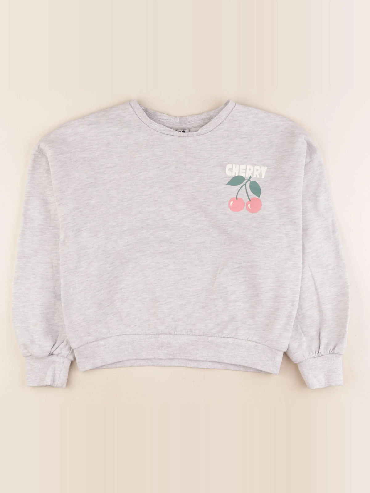 Tape à l'oeil - sweat imprimé au dos gris - 10 ans