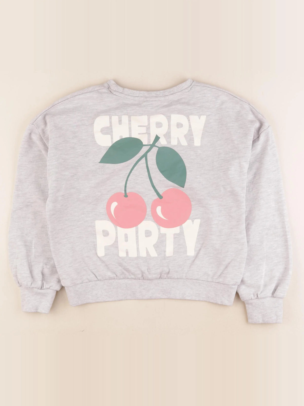 Tape à l'oeil - sweat imprimé au dos gris - 10 ans