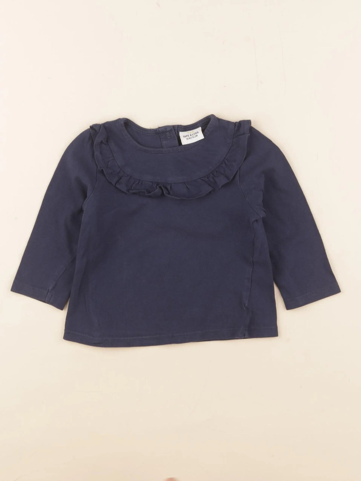 Tape à l'oeil - tee-shirt bleu - 12 mois