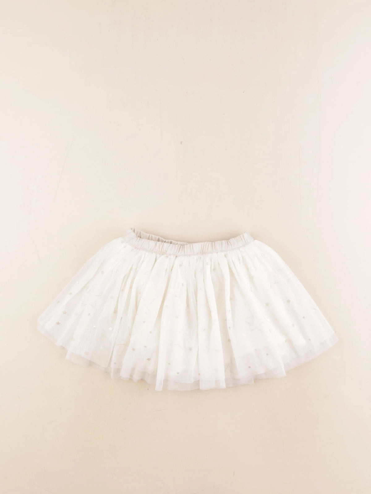 Tape à l'oeil - jupe blanc, or - 18 mois