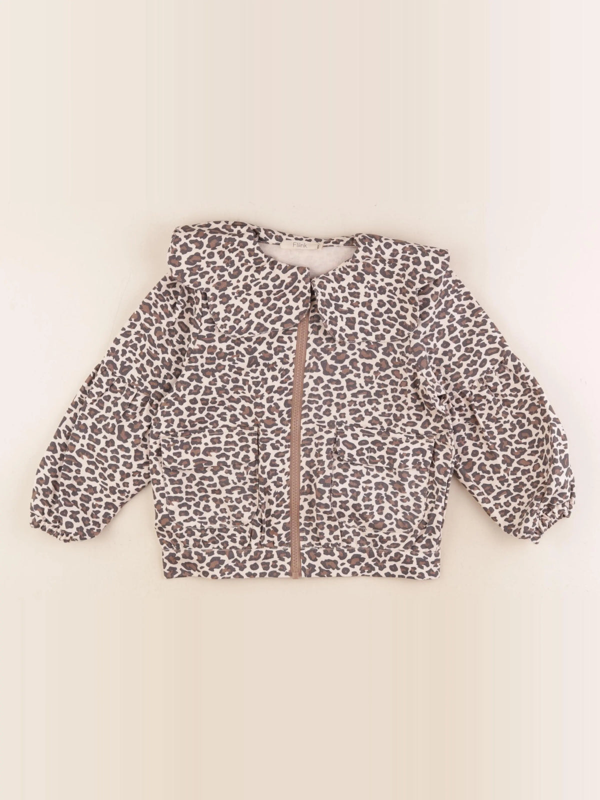 Fliink - veste beige, marron - 3 ans