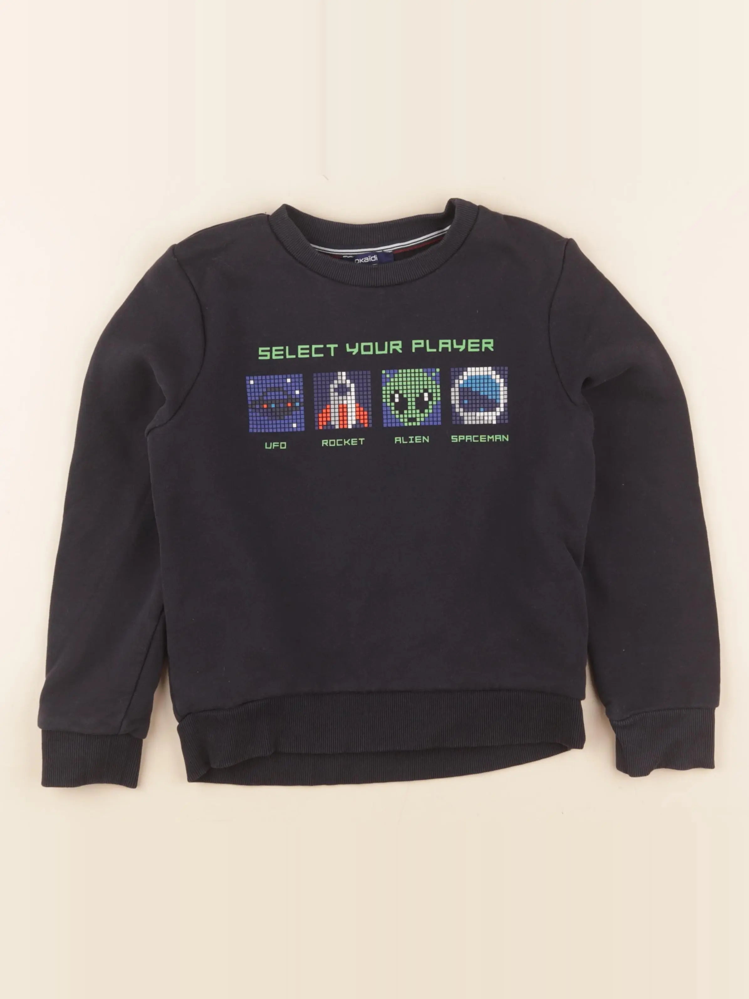 Okaidi - sweat bleu - 8 ans