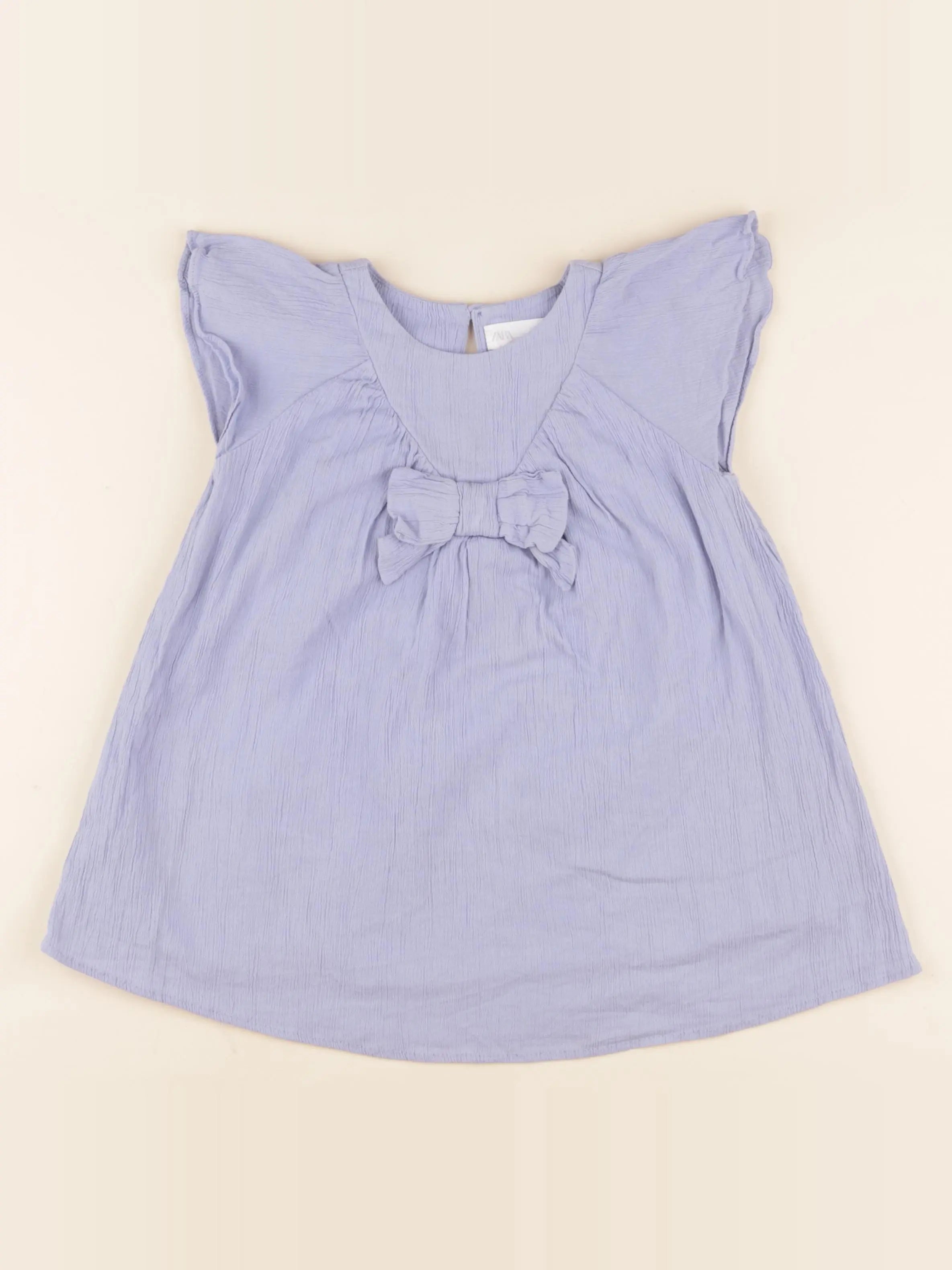 Zara - robe bleu - 3 ans