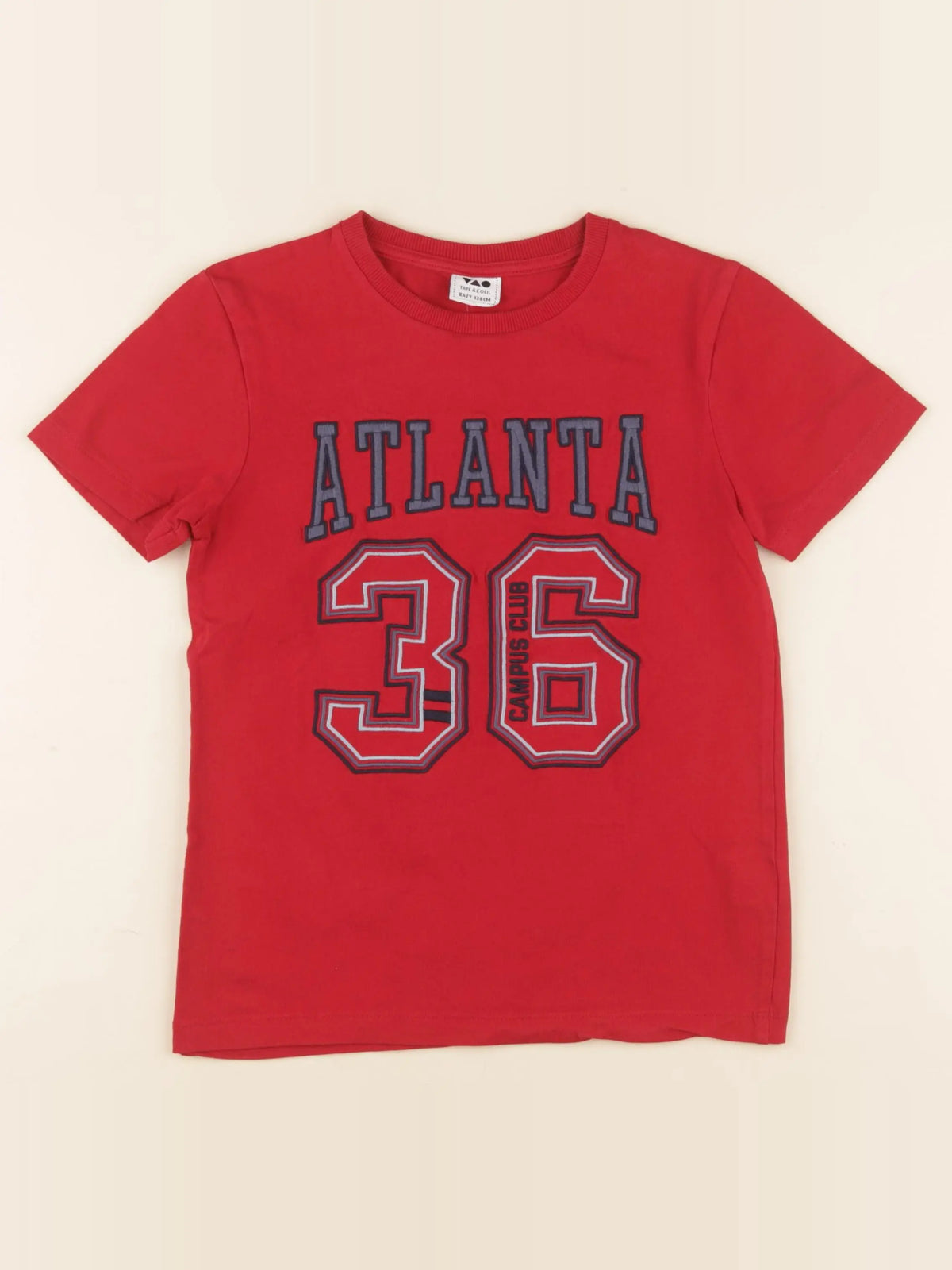 Tape à l'oeil - tee-shirt rouge - 8 ans