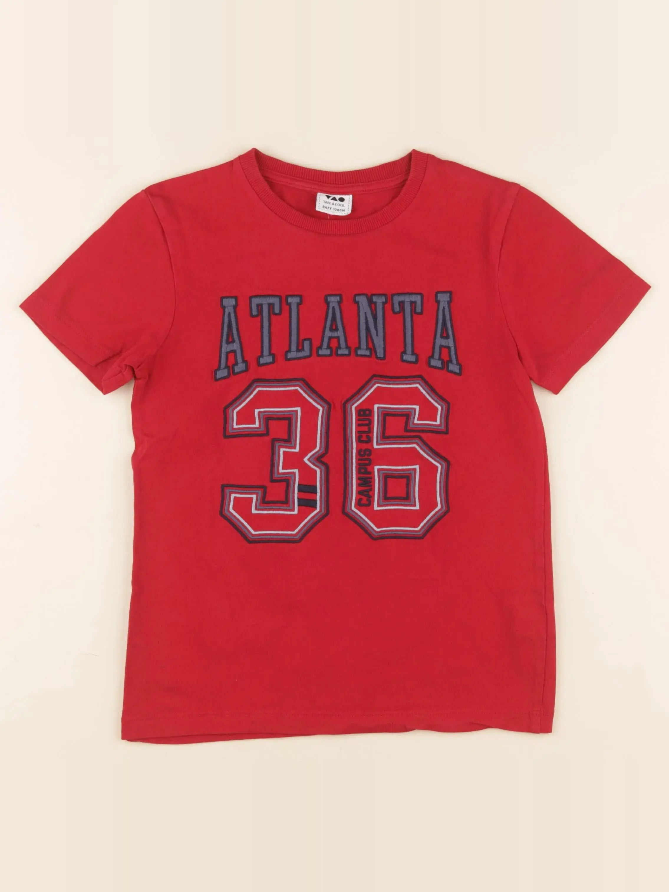 Tape à l'oeil - tee-shirt rouge - 8 ans
