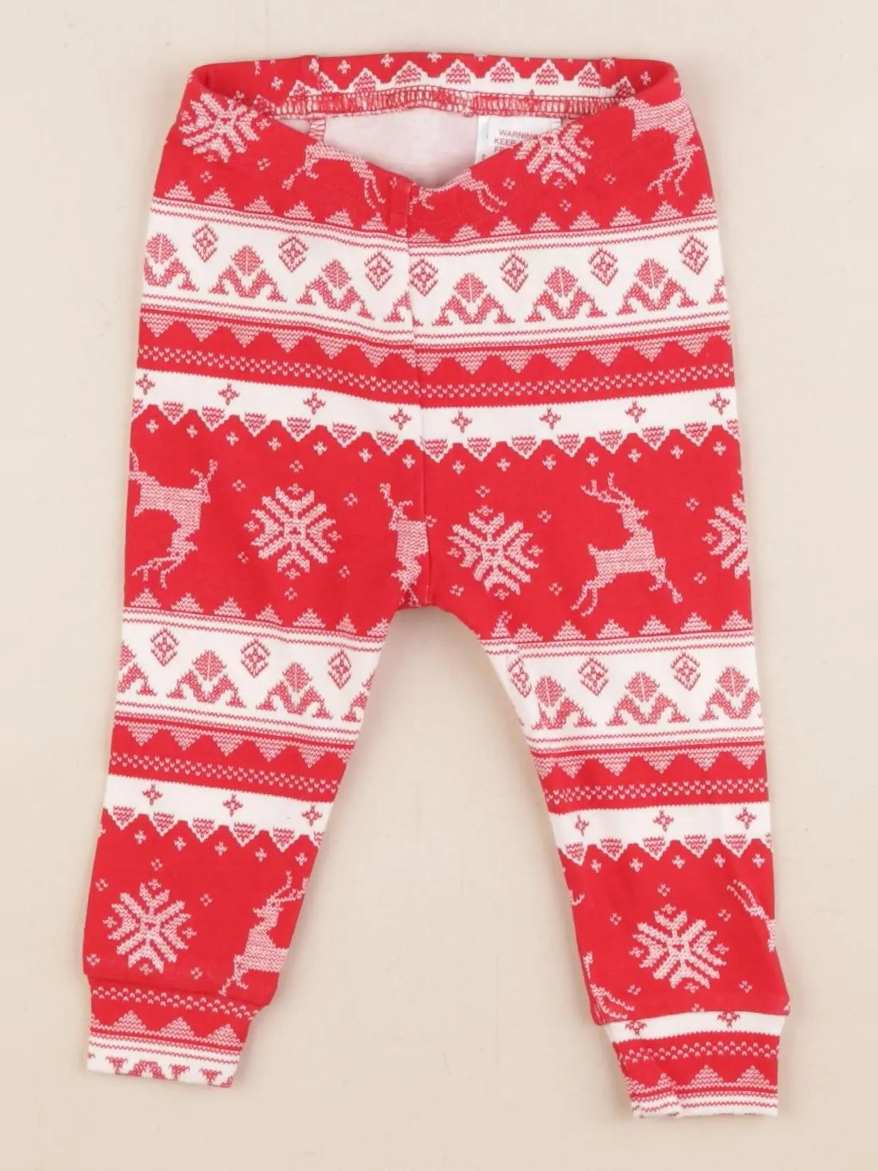 GAP - legging rouge - 6/12 mois