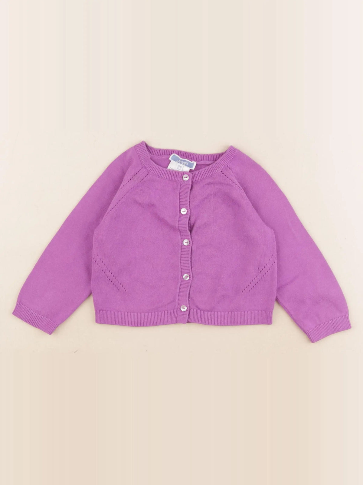 Jacadi - gilet violet - 18 mois