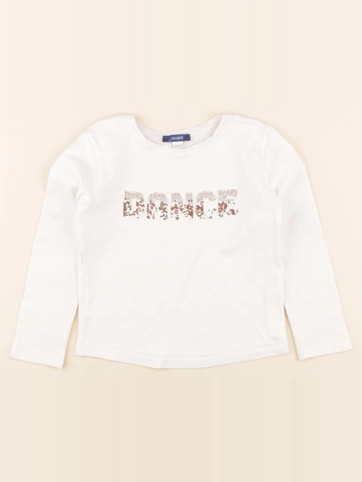 Okaidi - tee-shirt blanc - 5 ans