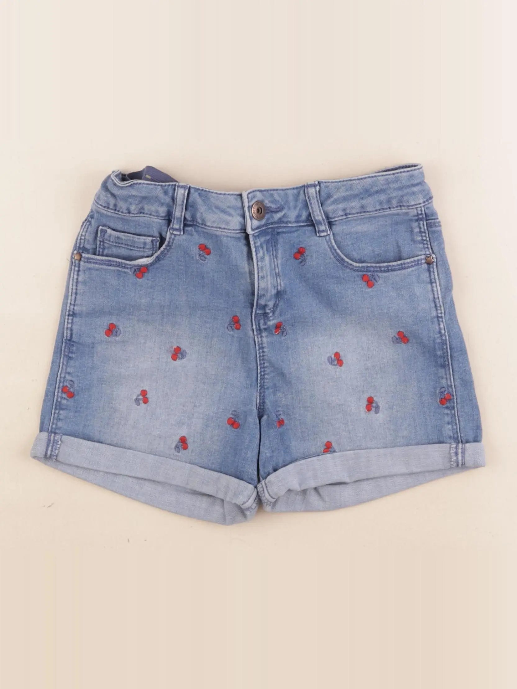 Vertbaudet - short bleu - 9 ans