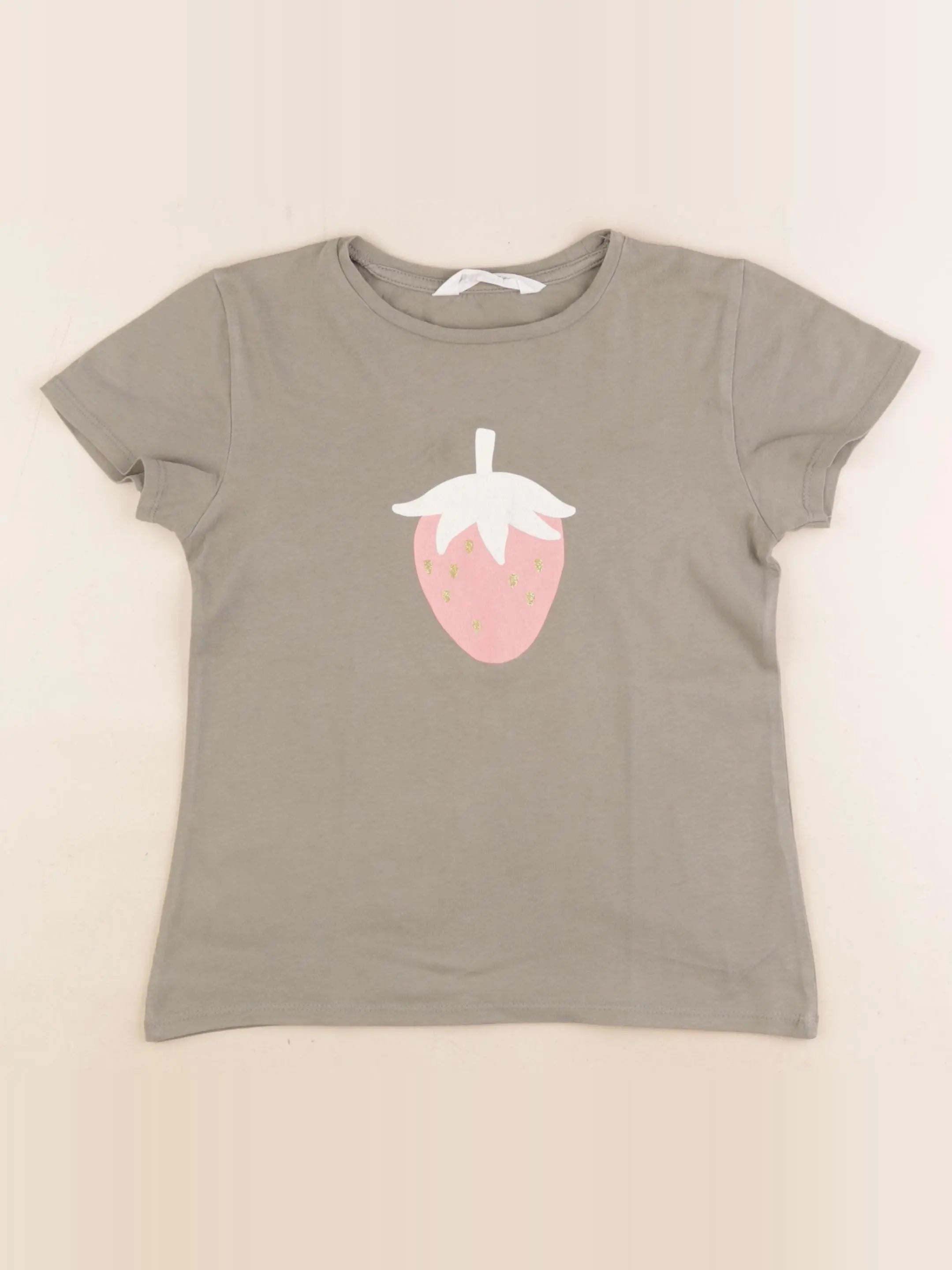 H&M - tee-shirt vert - 6/8 ans