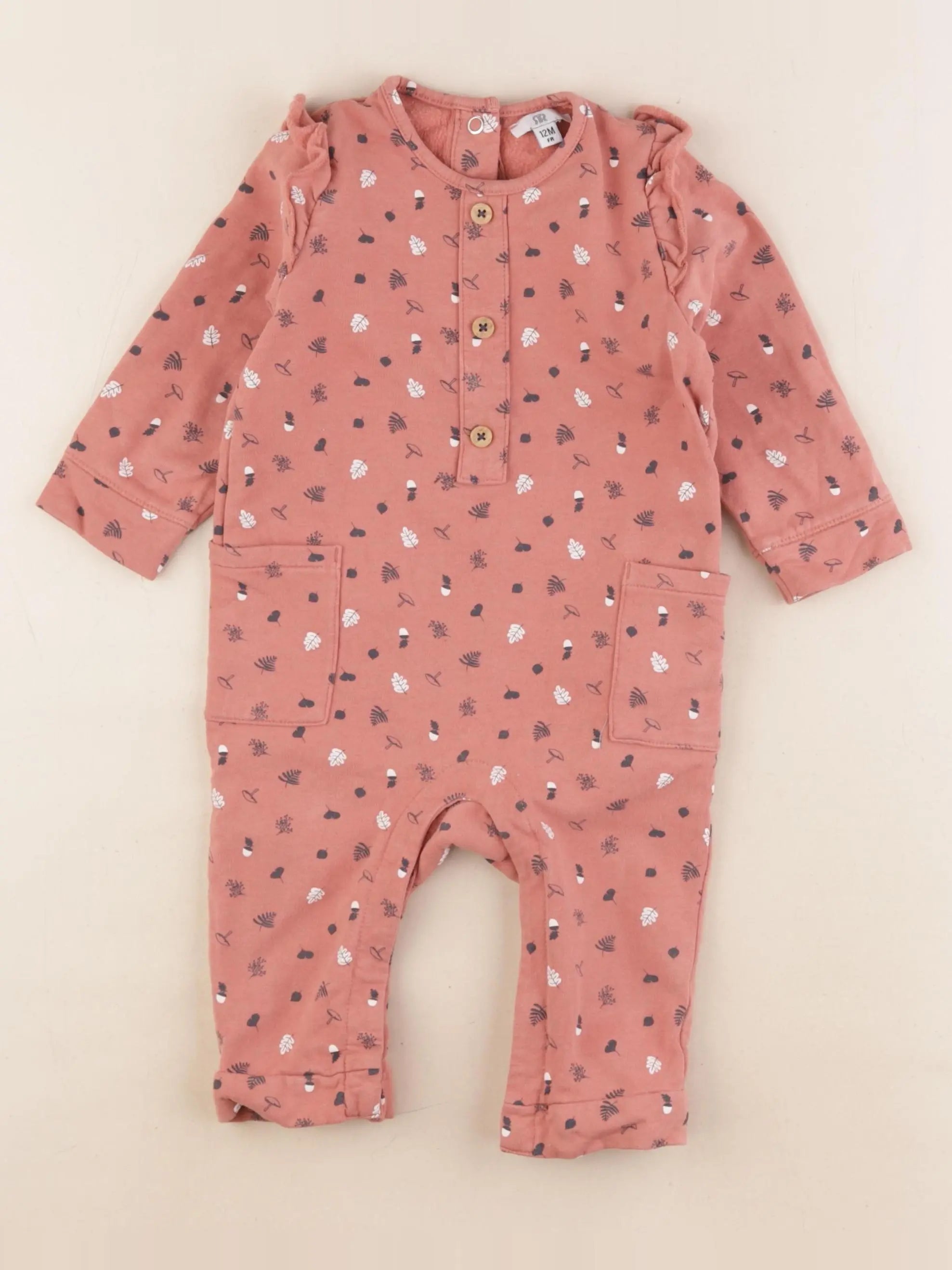 La Redoute - combinaison rose - 12 mois