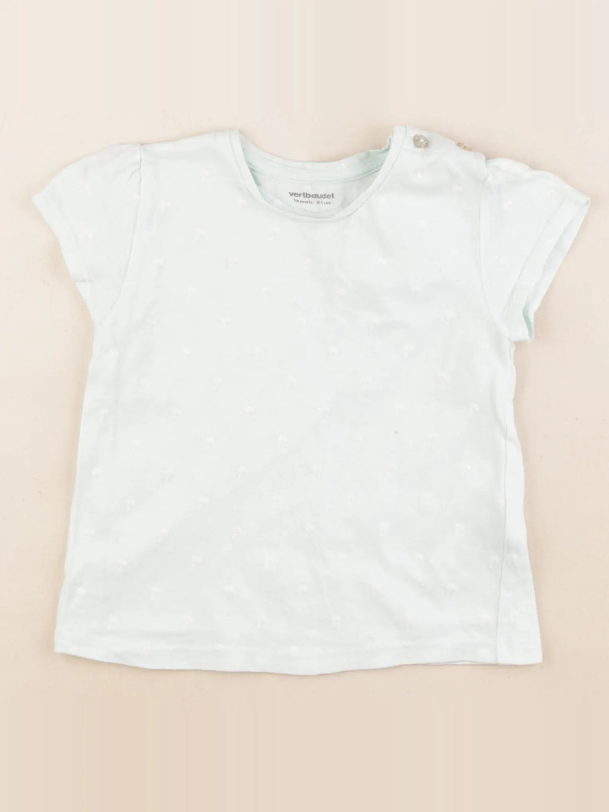 Vertbaudet - tee-shirt vert - 18 mois