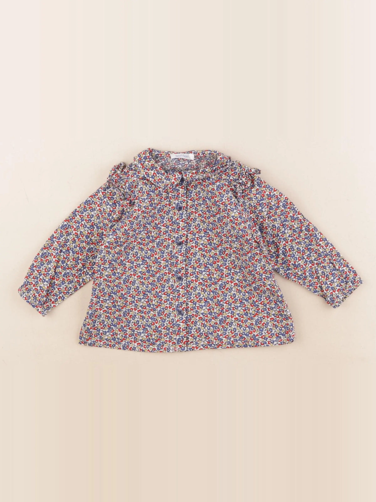 Boutchou - blouse multicolore - 9 mois