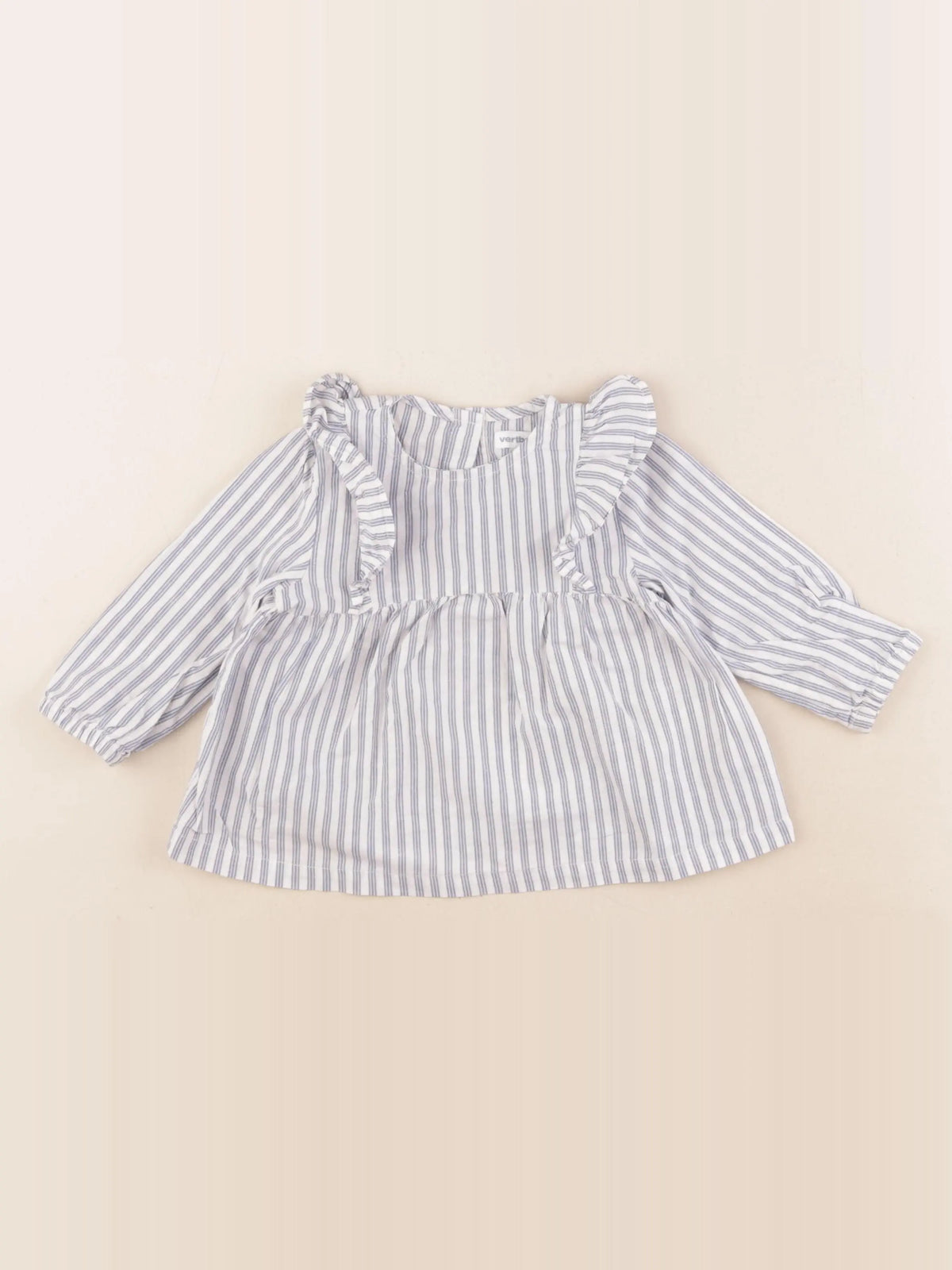 Vertbaudet - blouse blanc - 12 mois