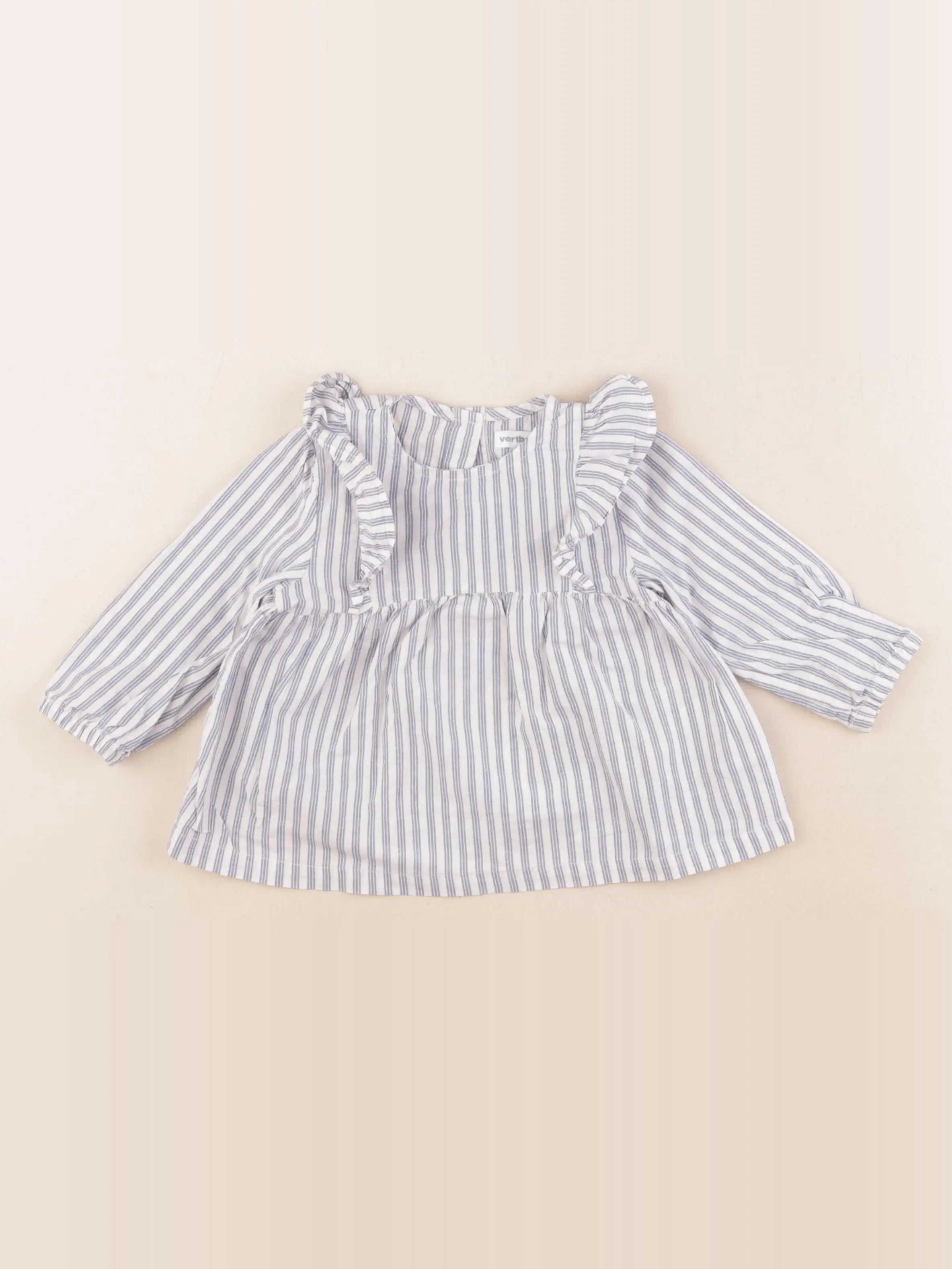 Vertbaudet - blouse blanc - 12 mois