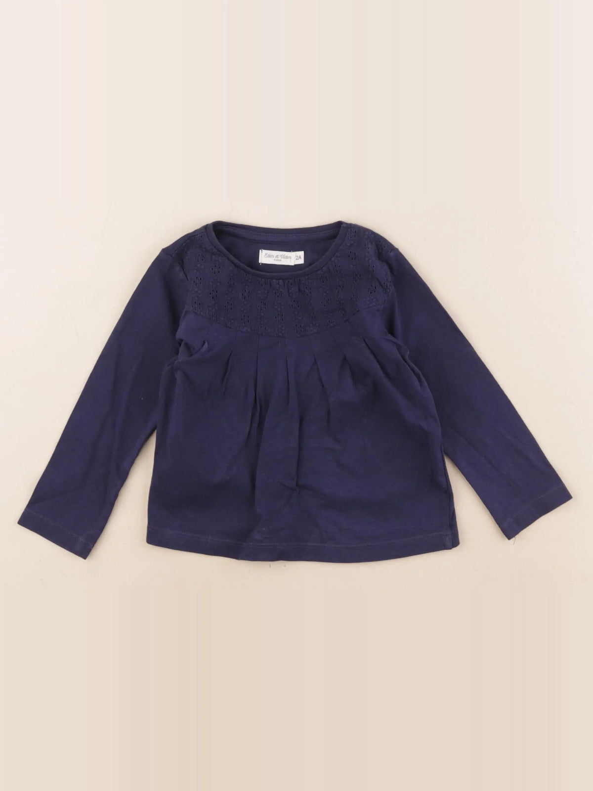Eden & Victor - tee-shirt bleu - 2 ans