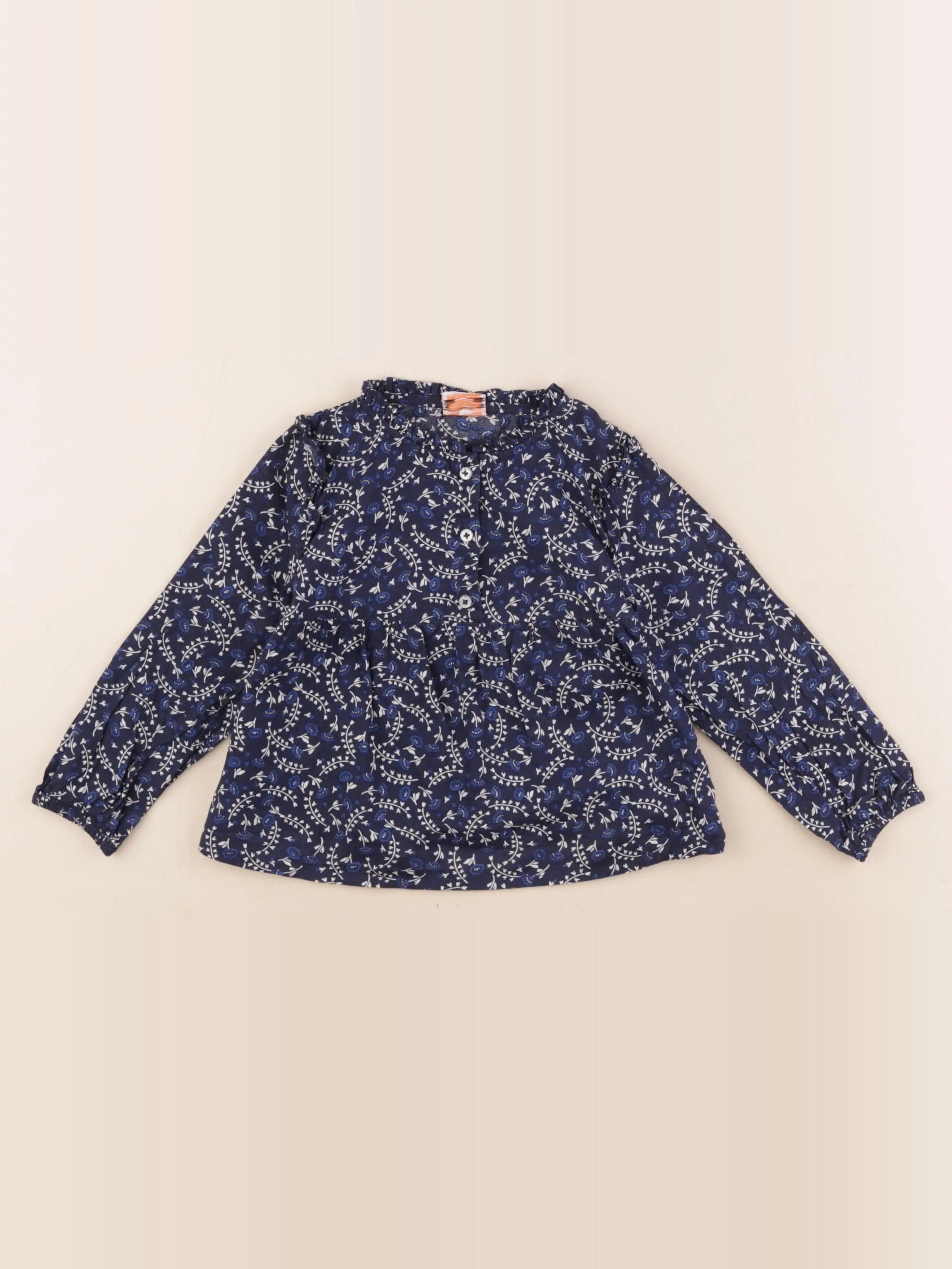 Tape à l'oeil - blouse bleu - 2 ans