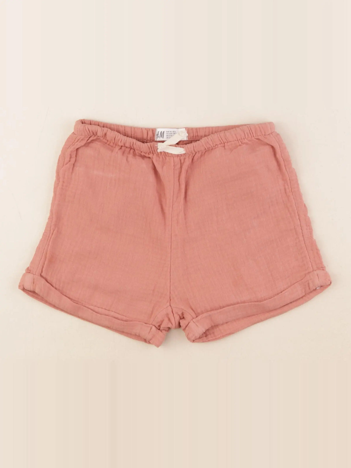 H&M - short marron - 5/6 ans