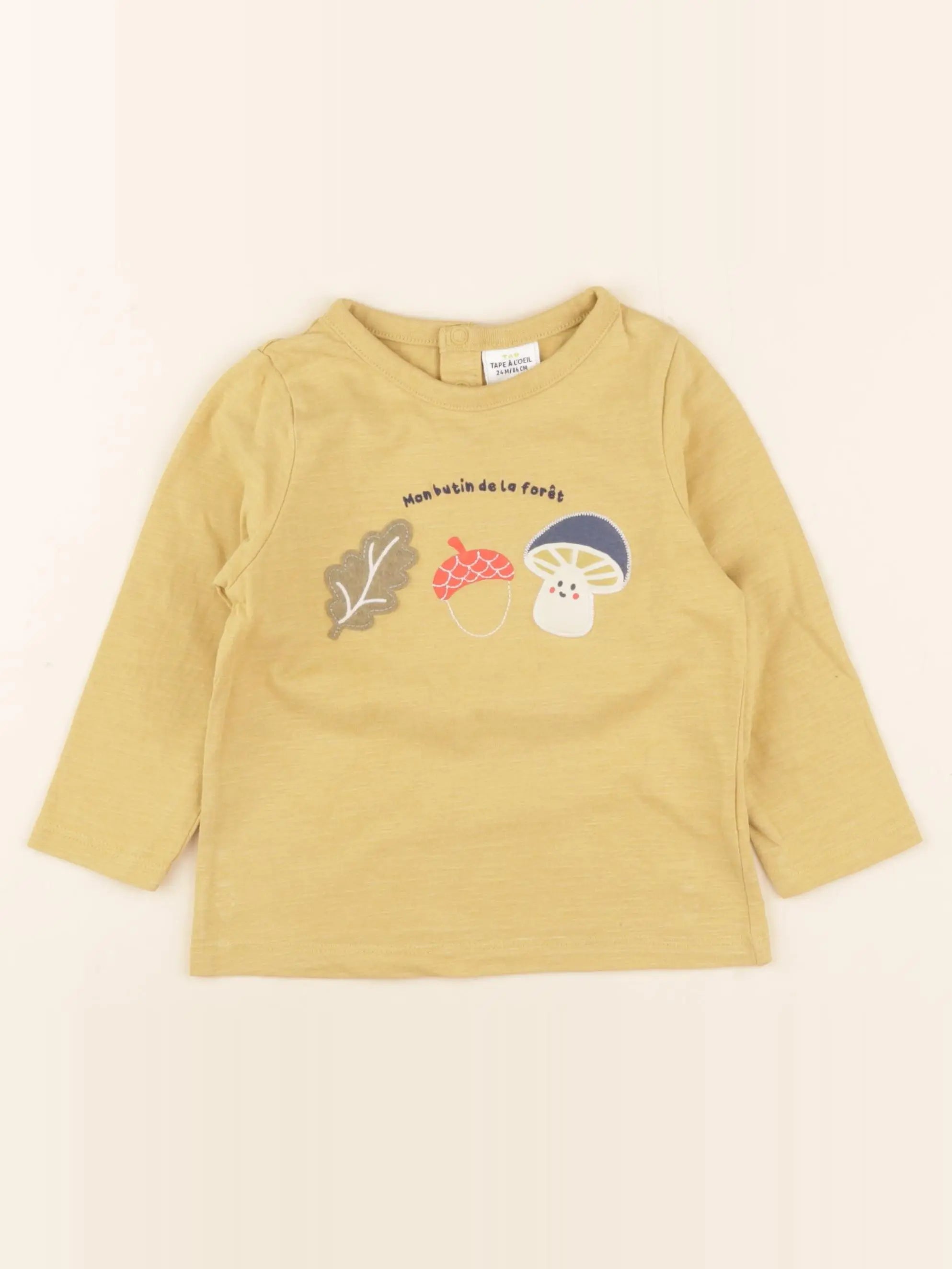 Tape à l'oeil - tee-shirt jaune - 24 mois