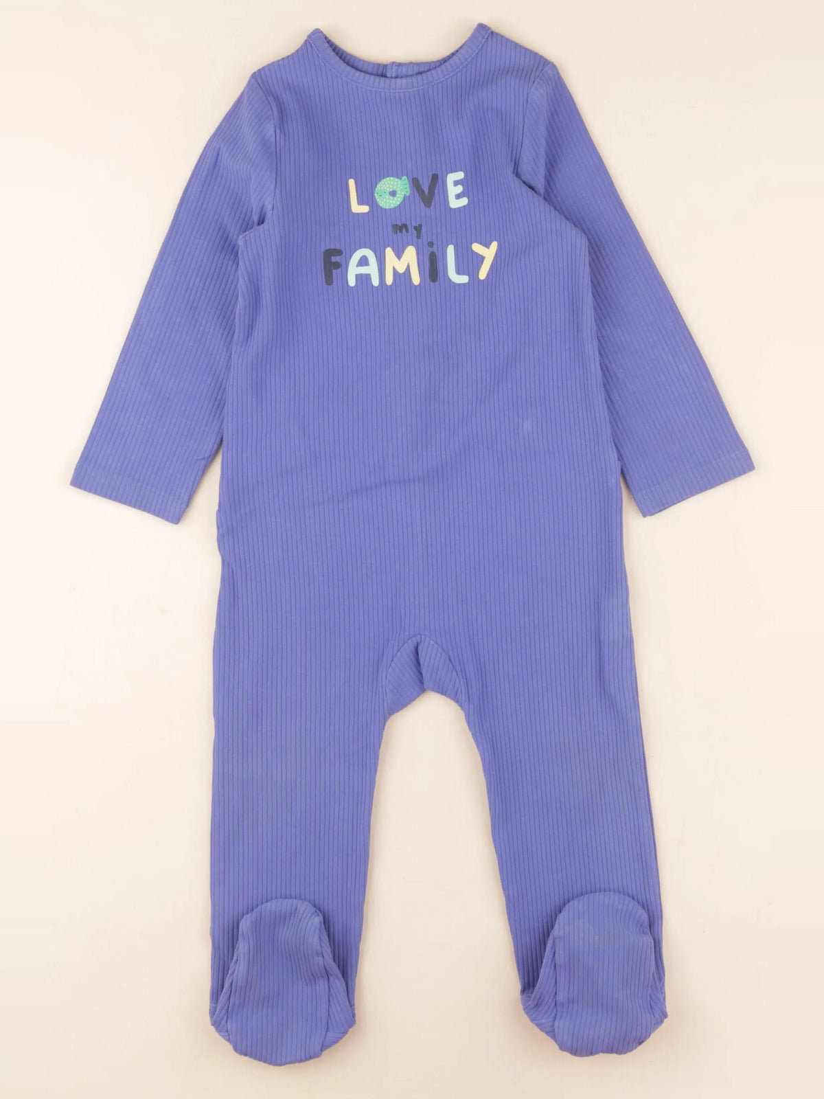 Tape à l'oeil - pyjama coton bleu - 24 mois