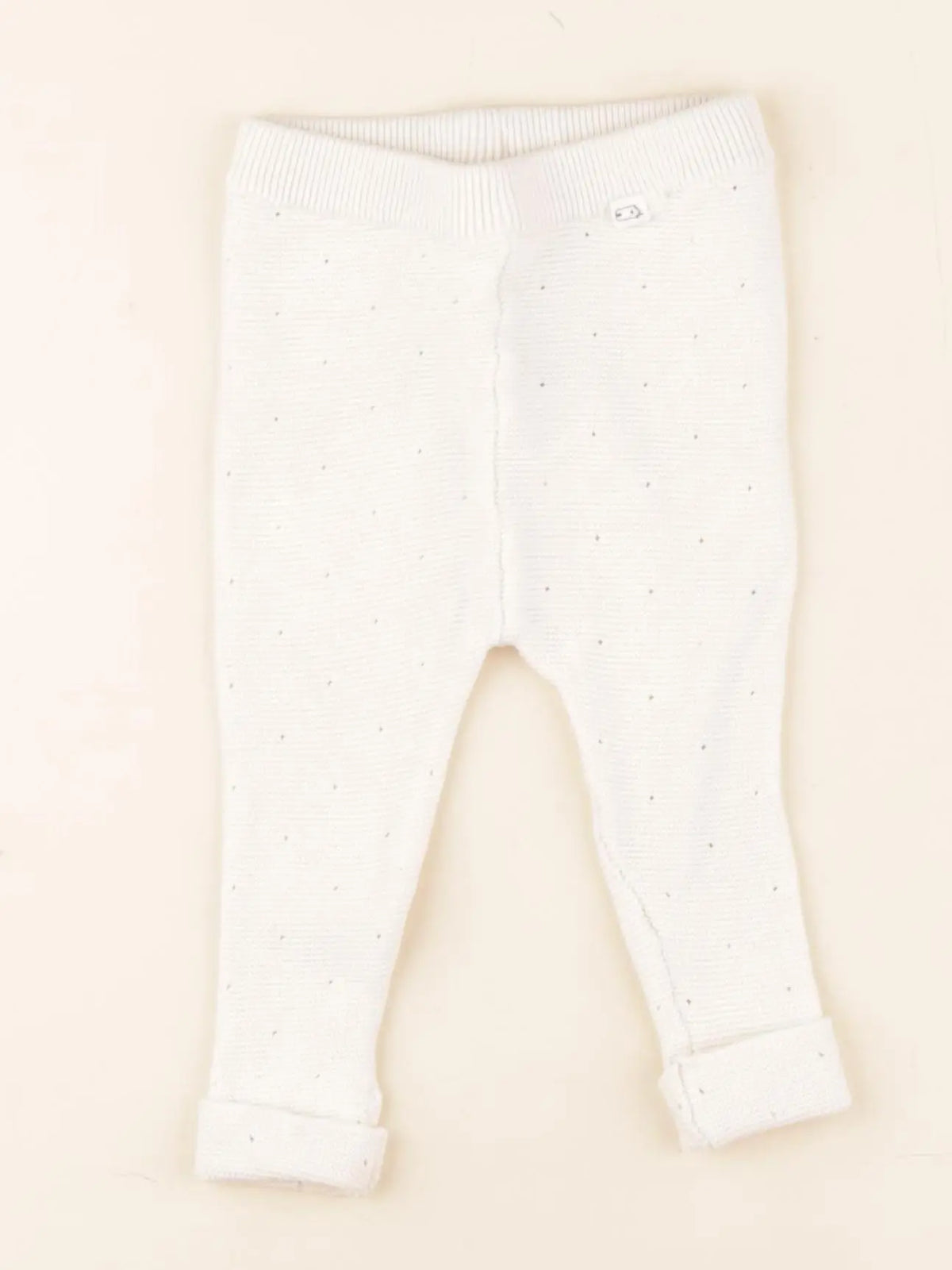 Tape à l'oeil - legging blanc - 6 mois