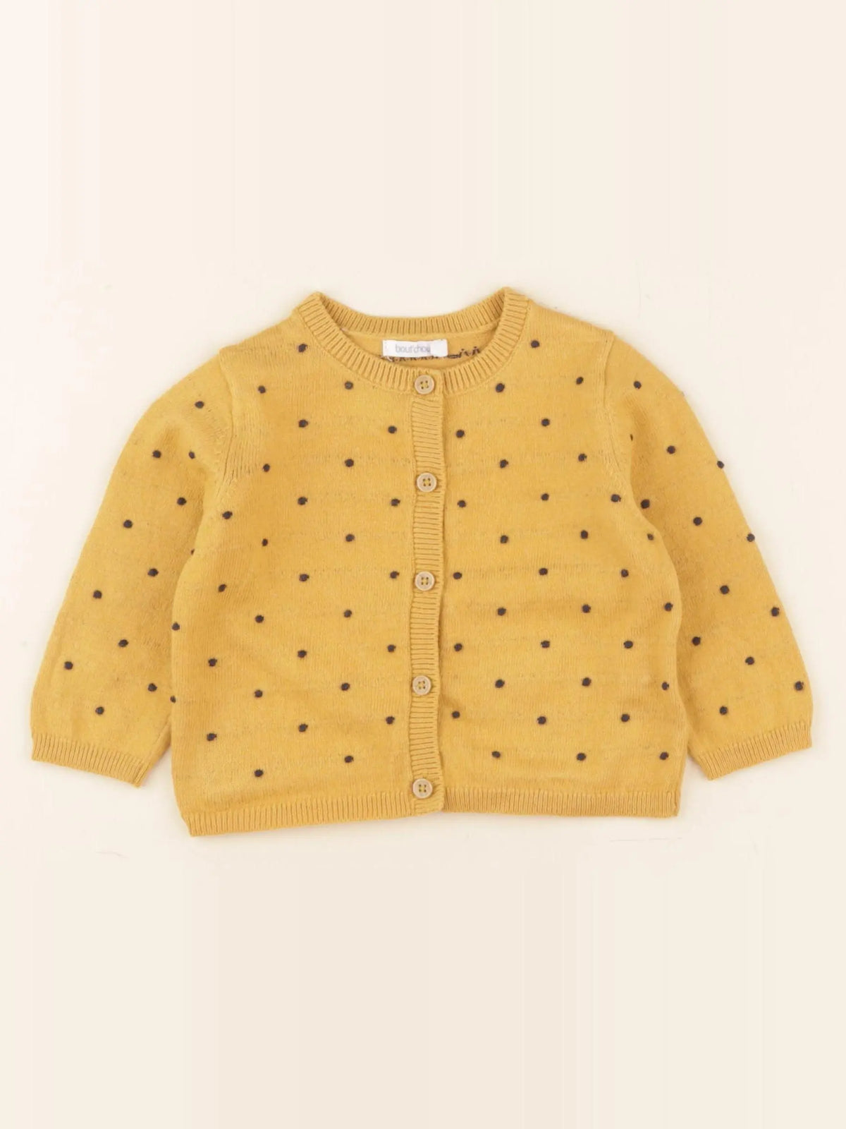 Boutchou - gilet jaune - 9 mois