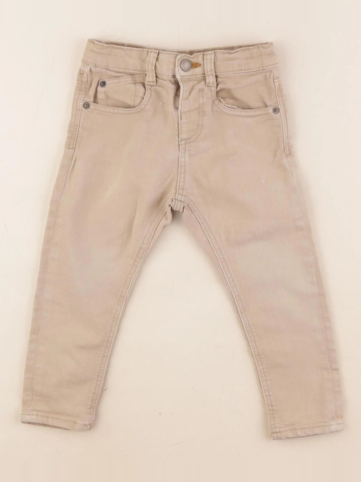 Zara - jean beige - 18/24 mois