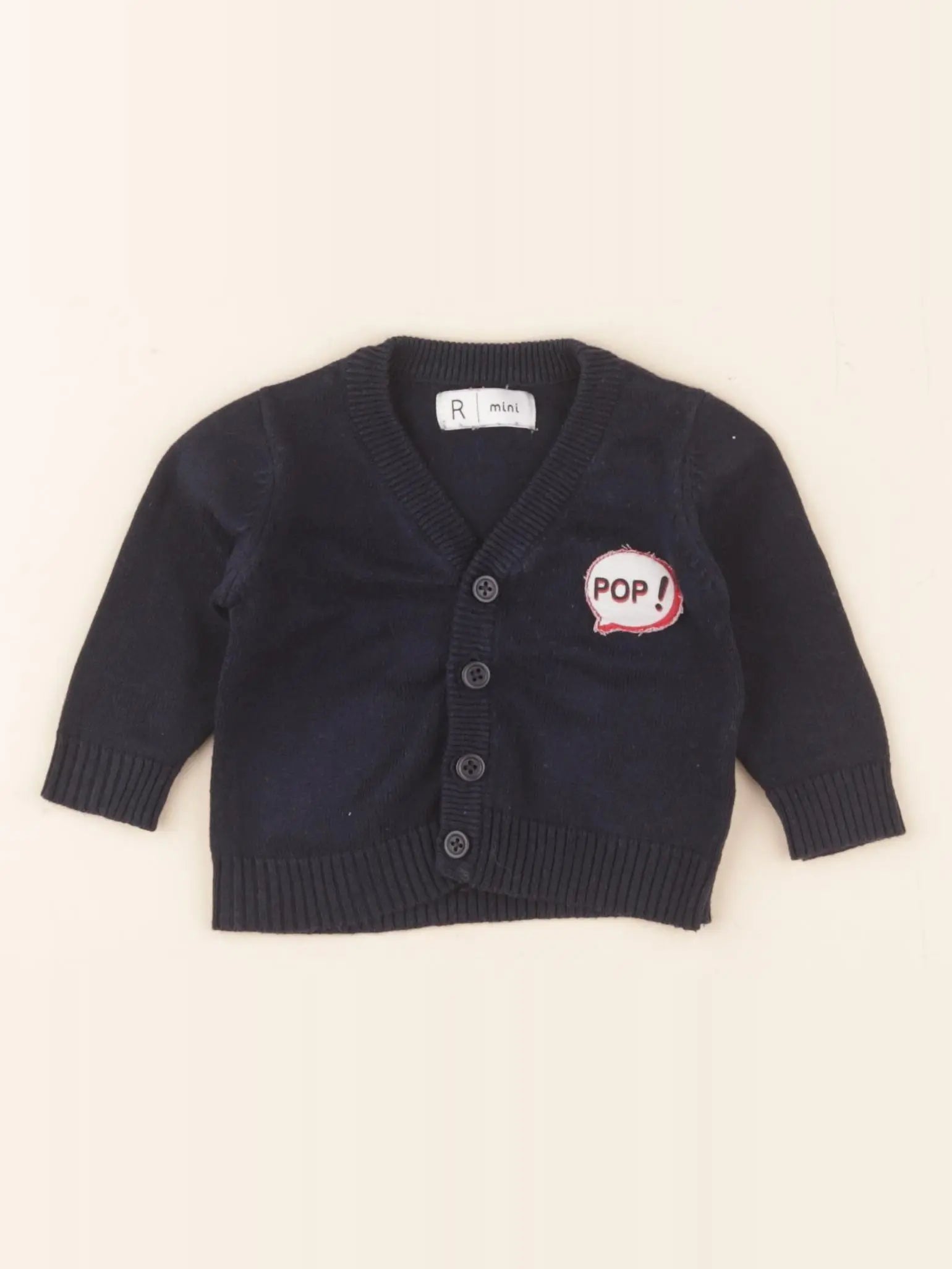 La Redoute - gilet bleu - 3 mois