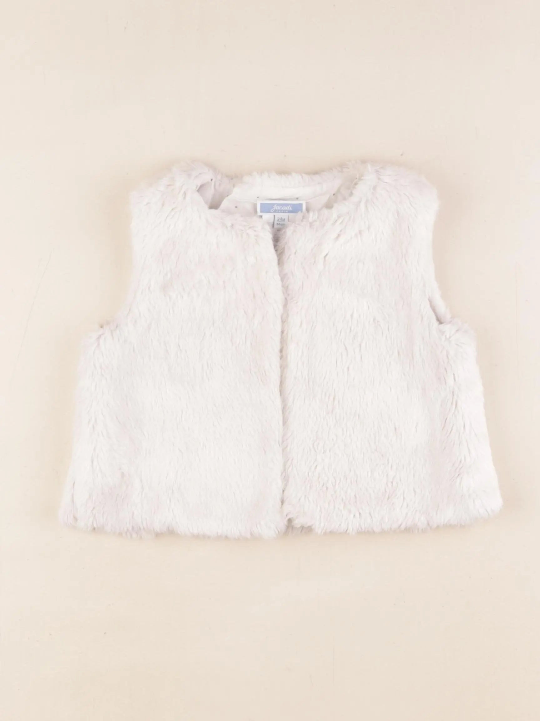 Jacadi - gilet beige - 24 mois