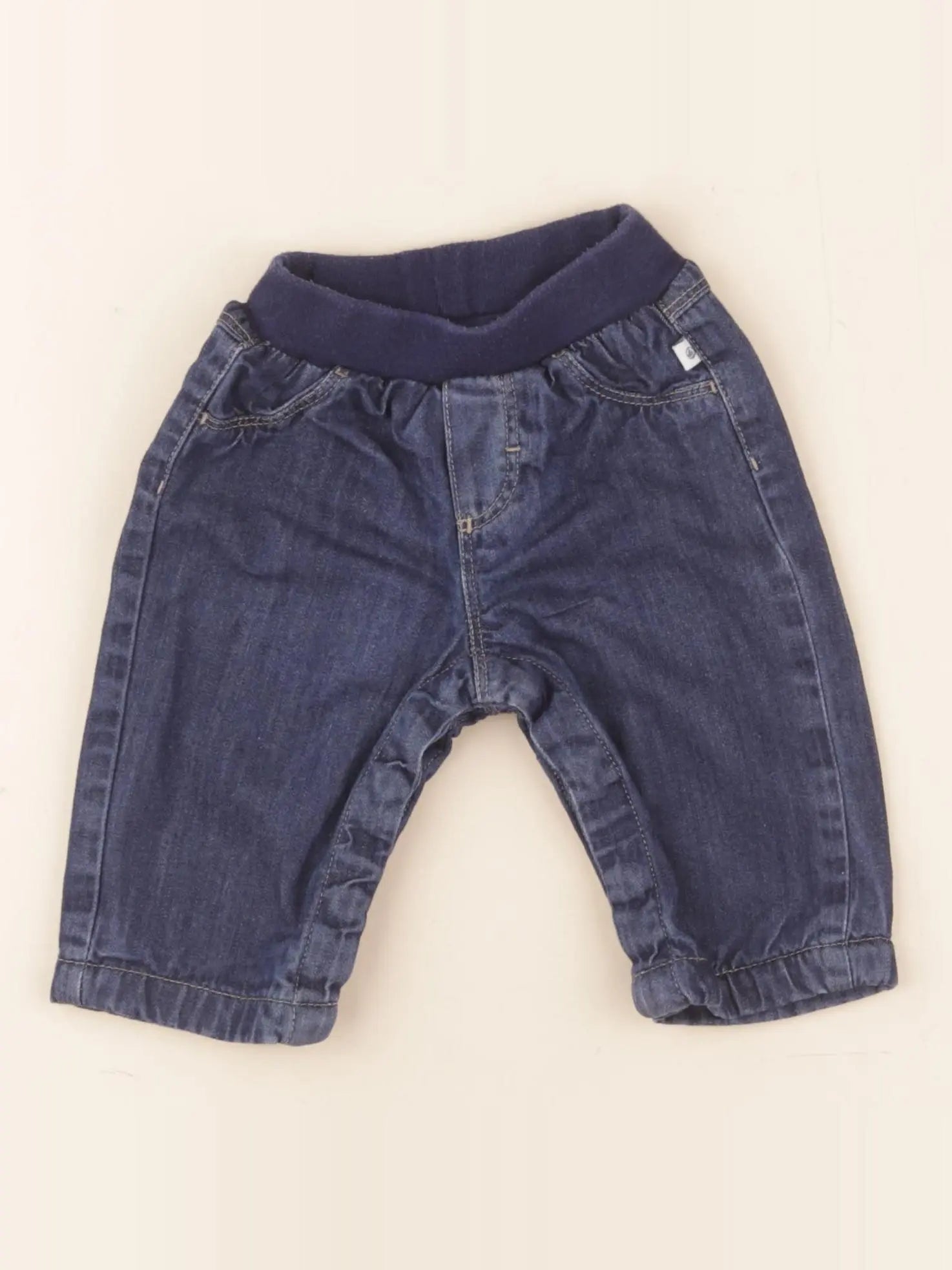 Petit Bateau - jean bleu - 3 mois