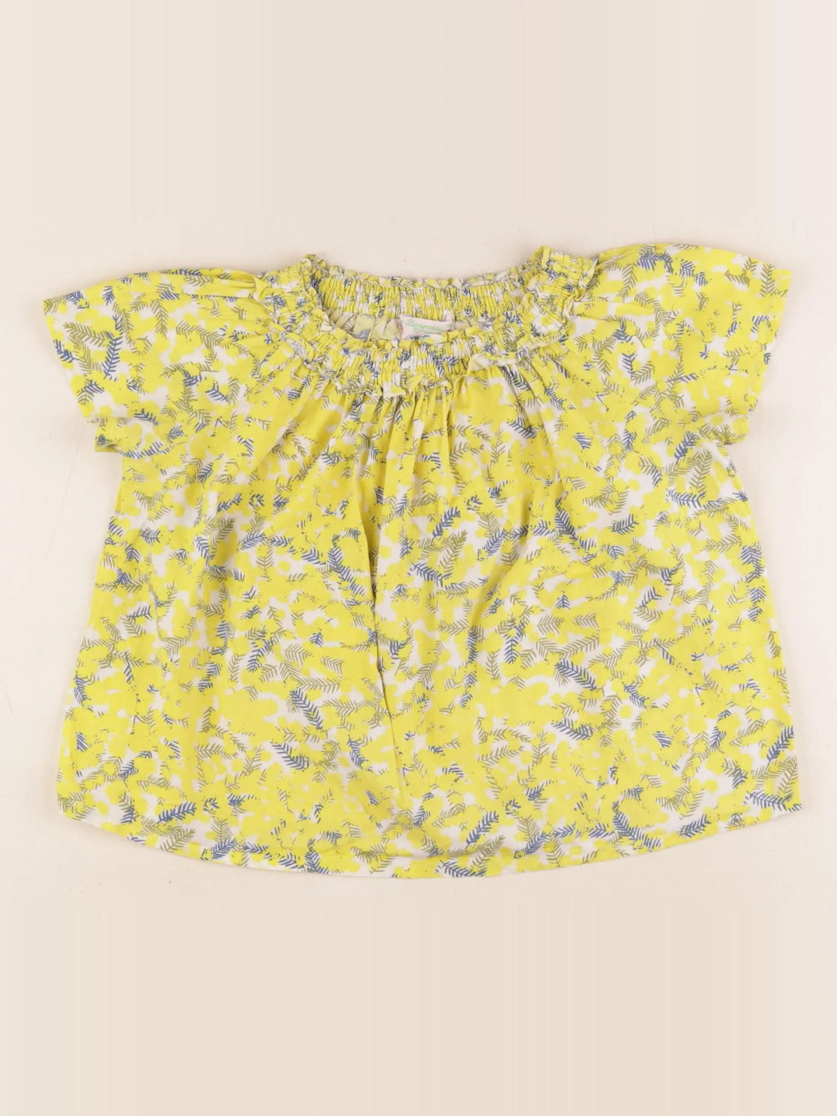 Bonpoint - blouse jaune - 4 ans