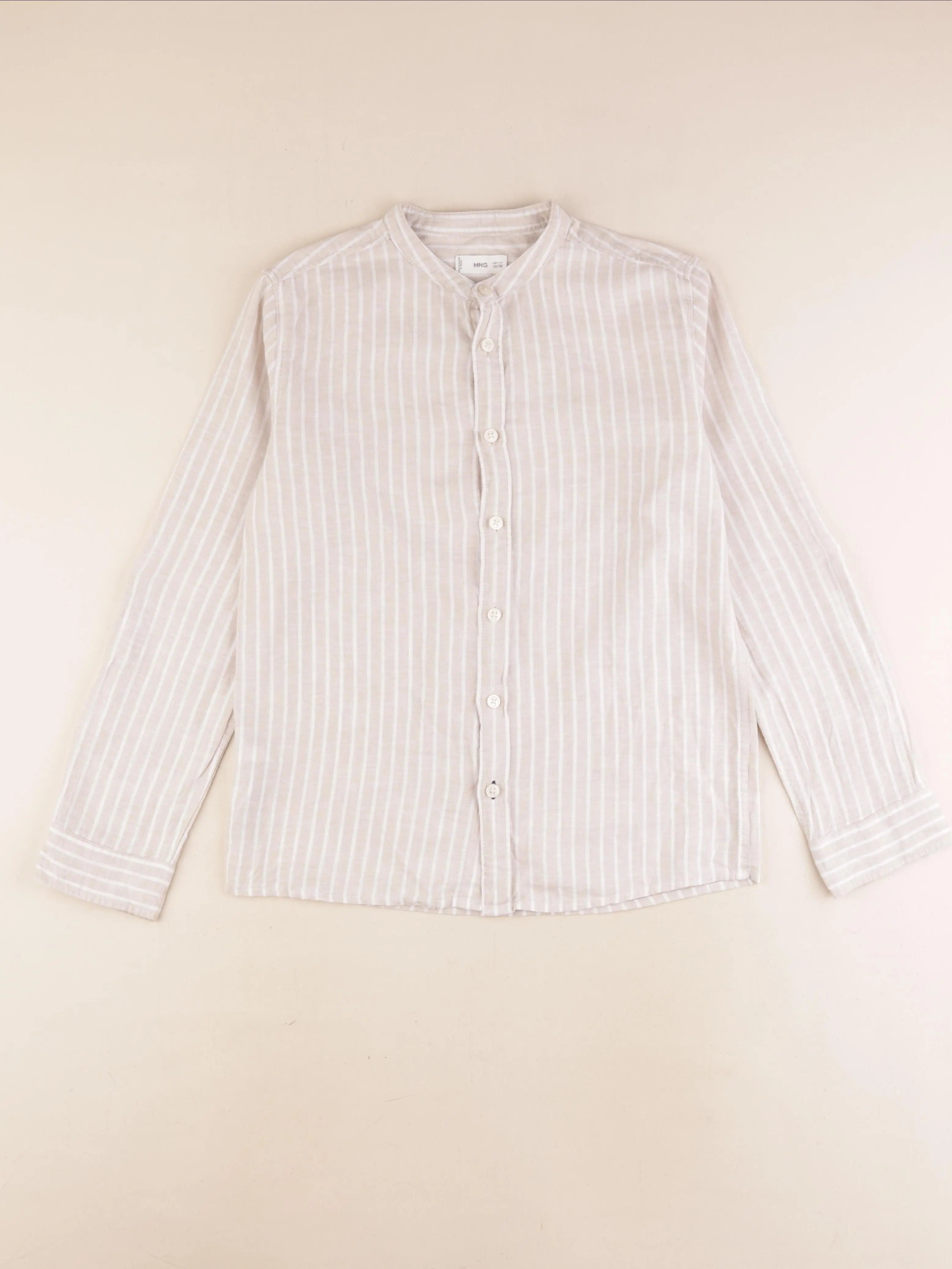 Mango - chemise beige - 11/12 ans