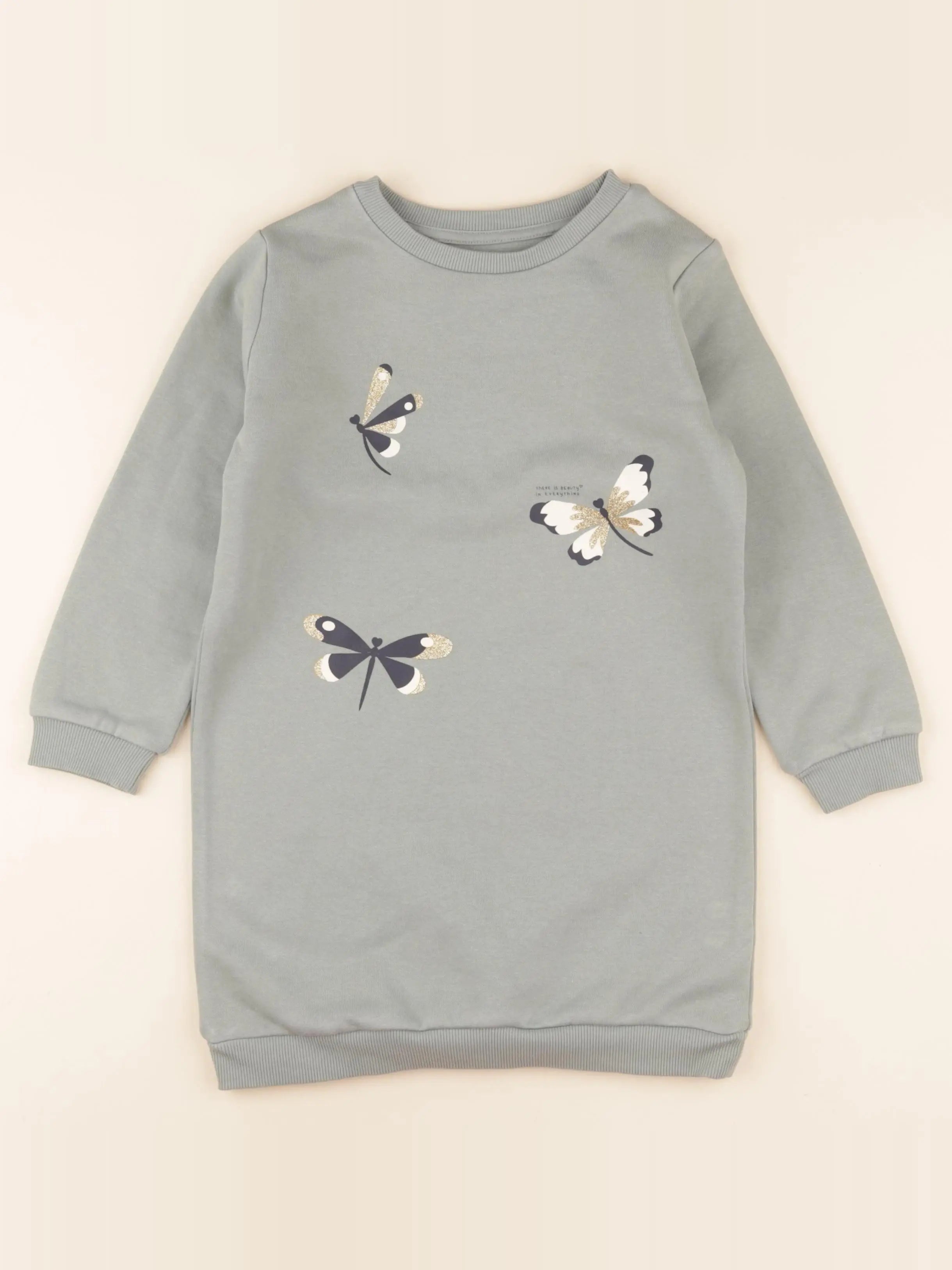 Vertbaudet - robe vert - 5 ans