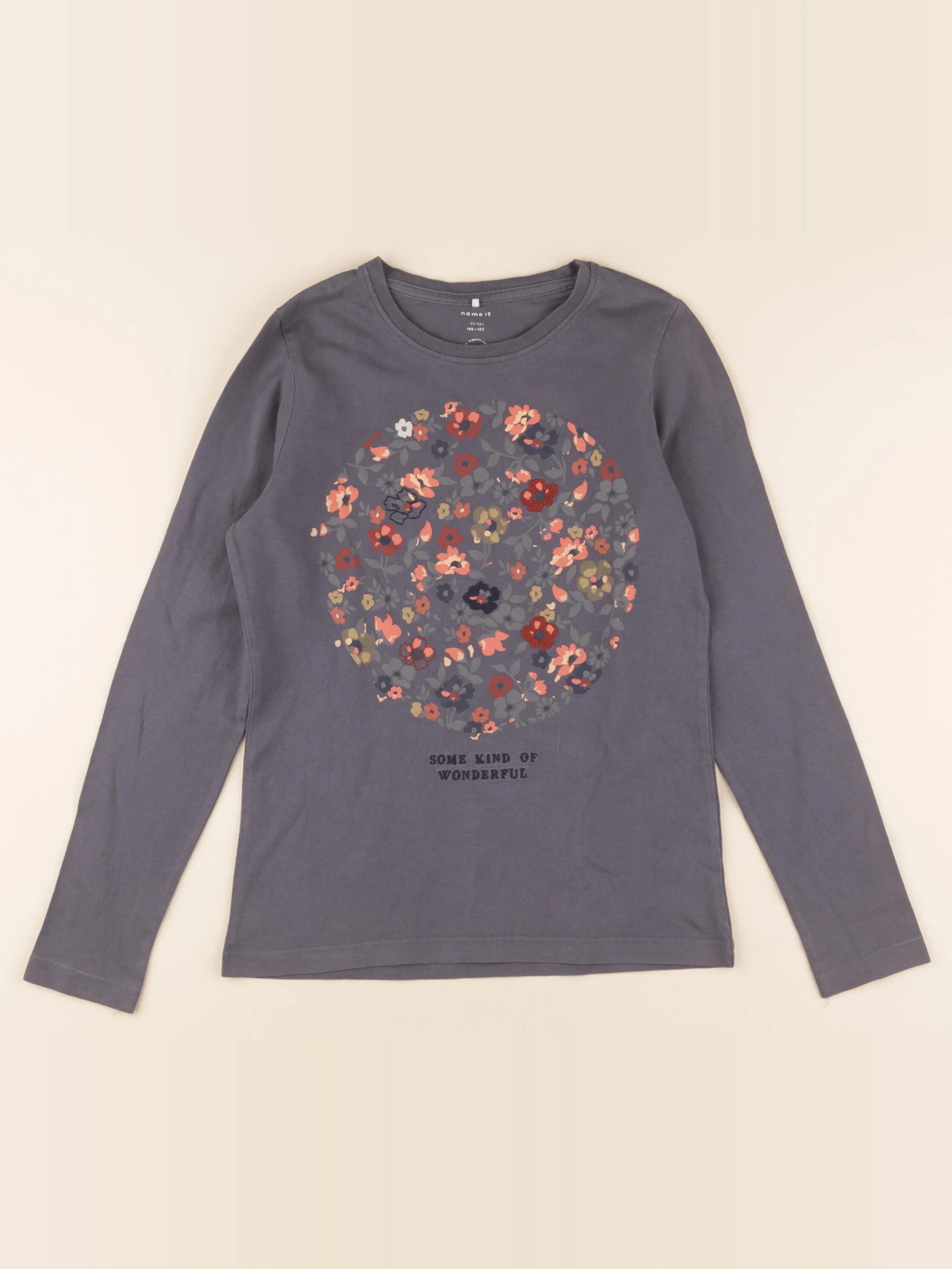 Name it - tee-shirt gris - 11/12 ans
