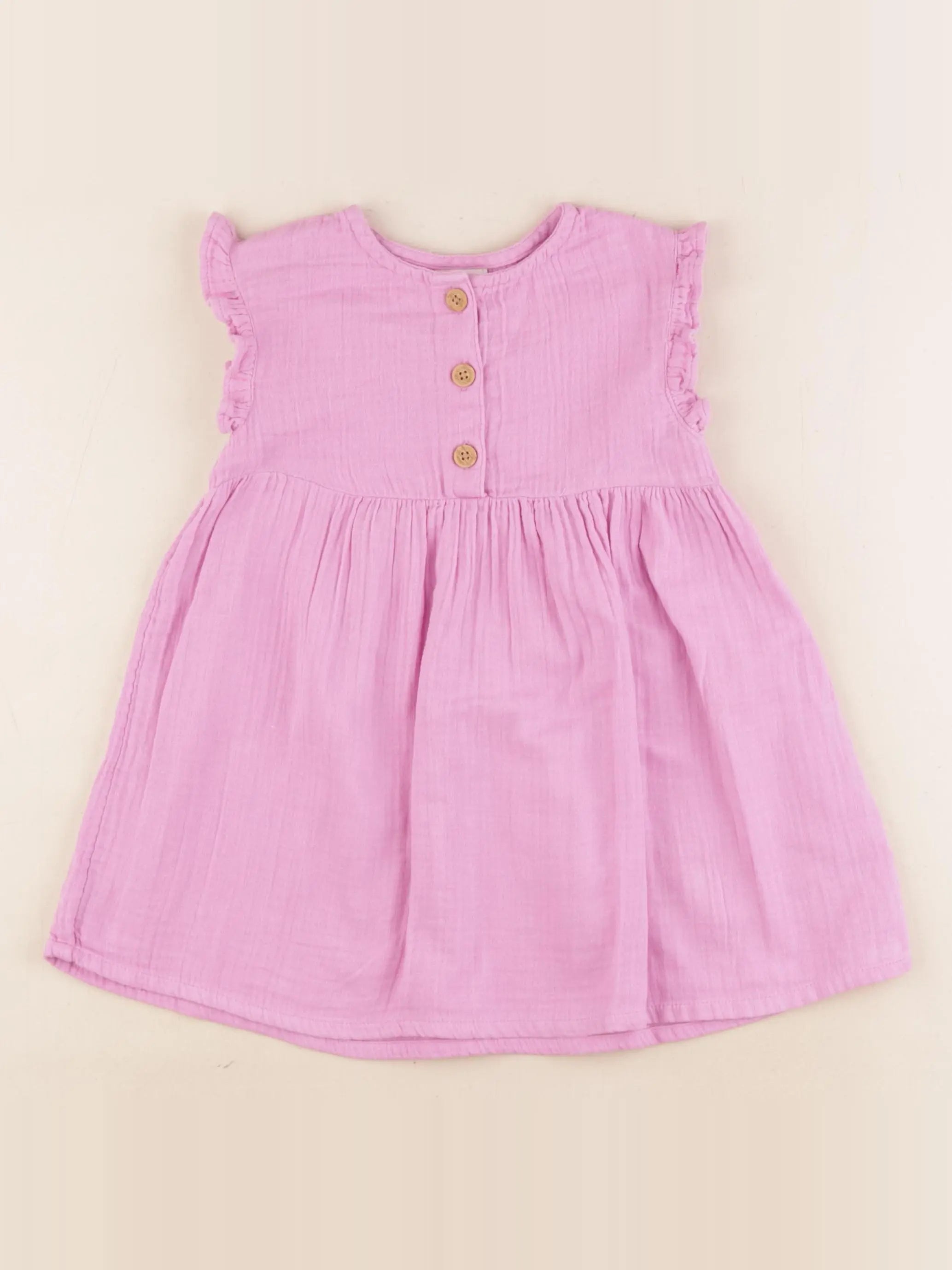 Tape à l'oeil - robe rose - 24 mois