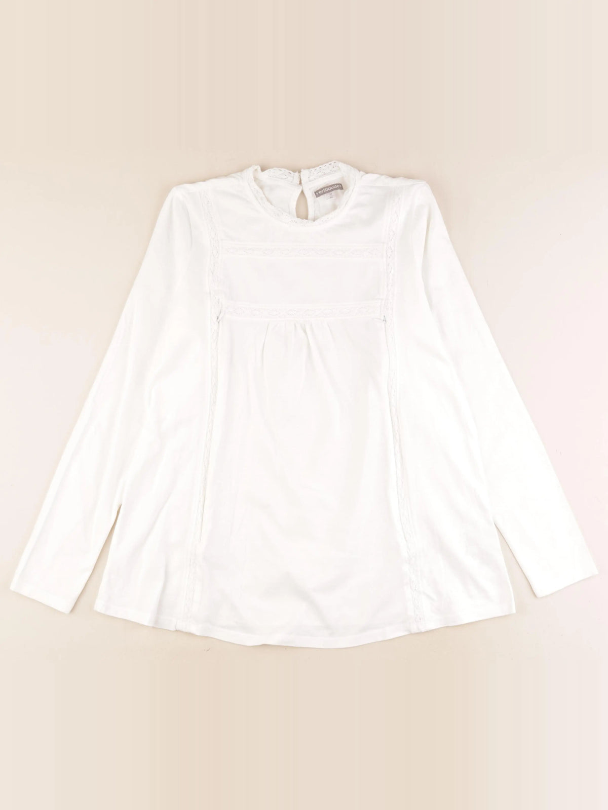 Vertbaudet - tee-shirt grossesse blanc - 38 à 40