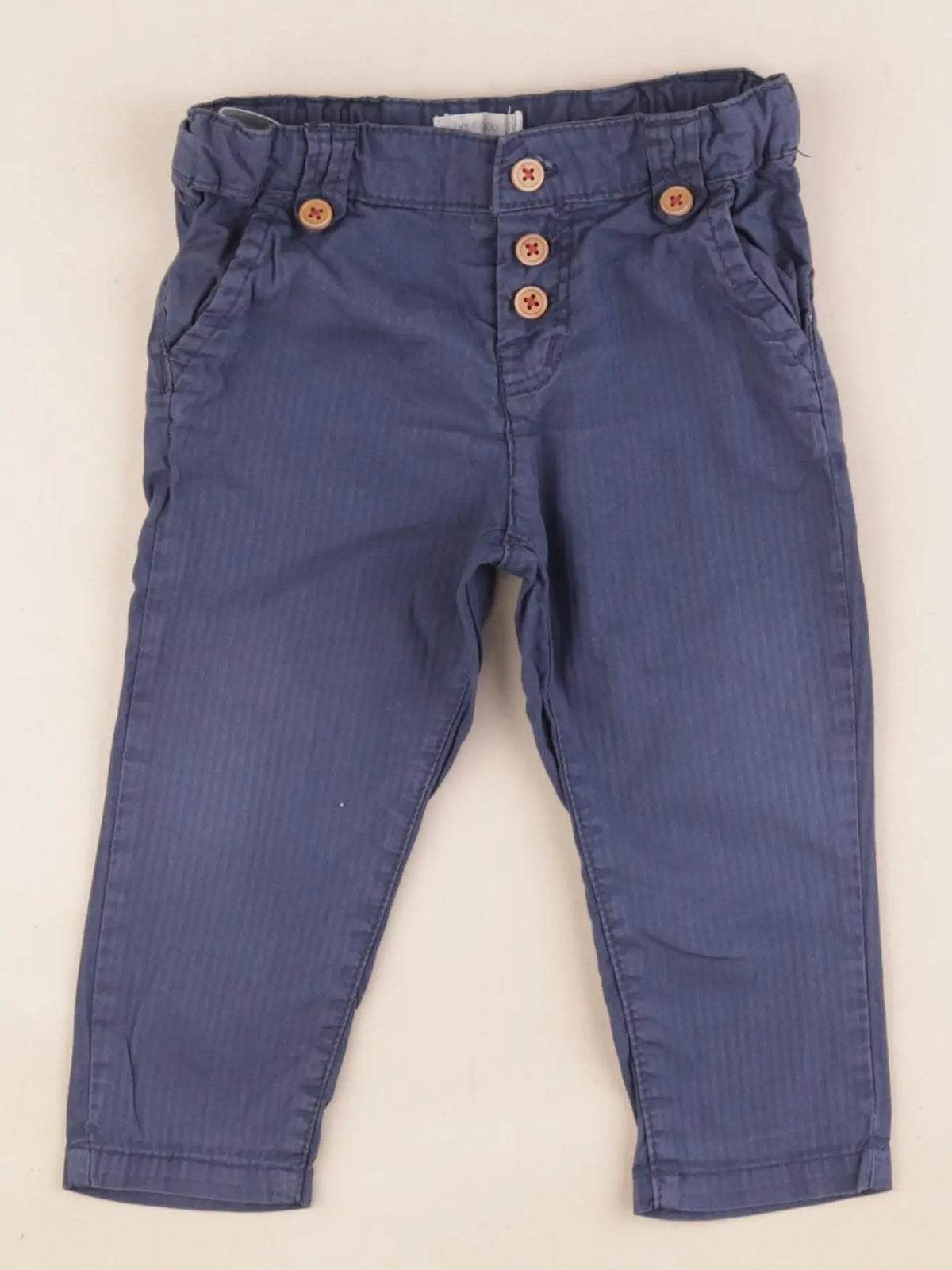 Boutchou - pantalon bleu - 9 mois