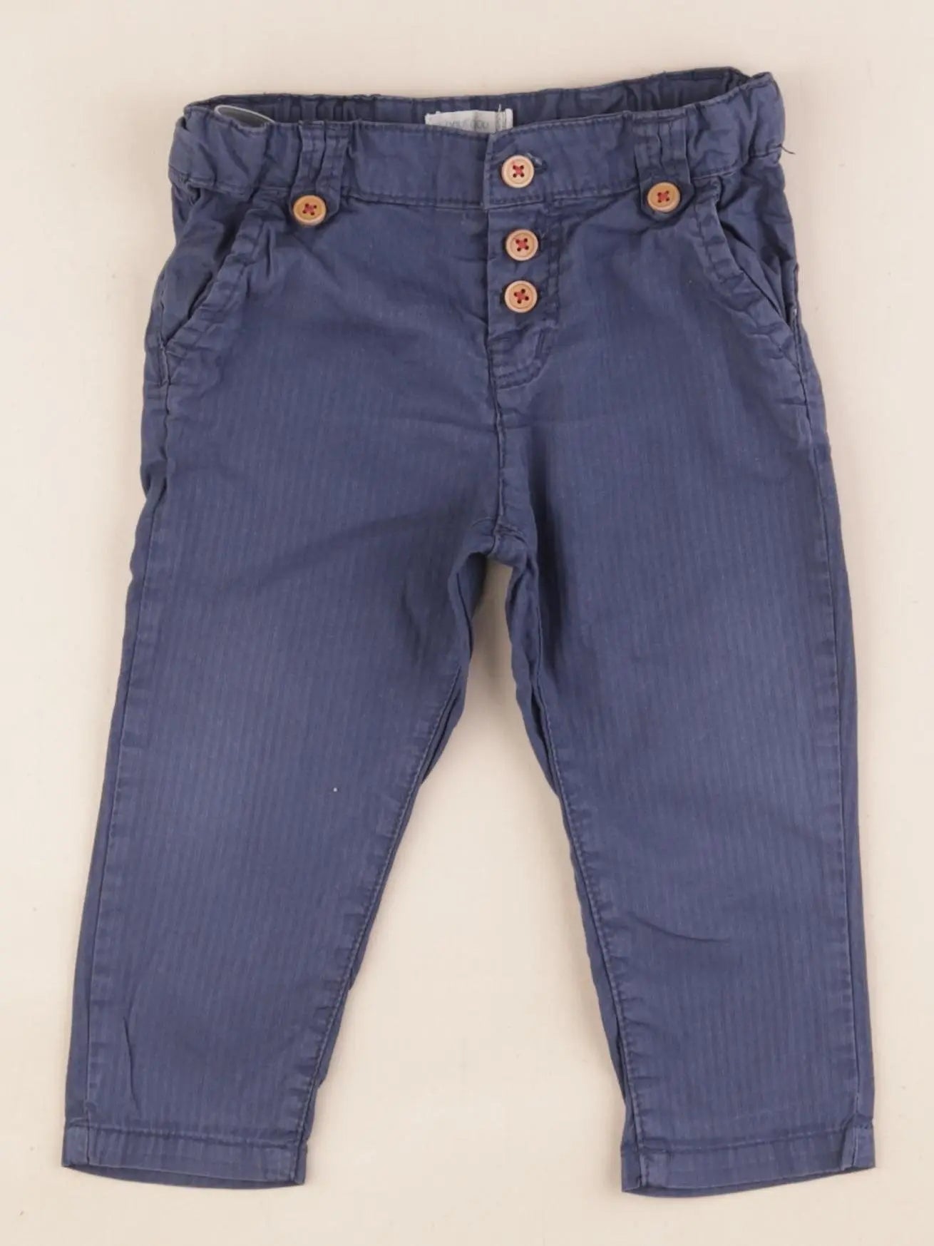 Boutchou - pantalon bleu - 9 mois