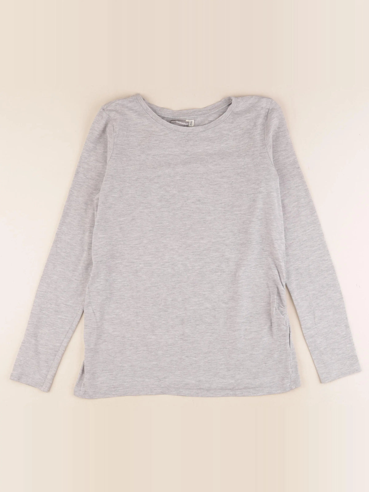 Vertbaudet - tee-shirt grossesse gris - 38 à 40