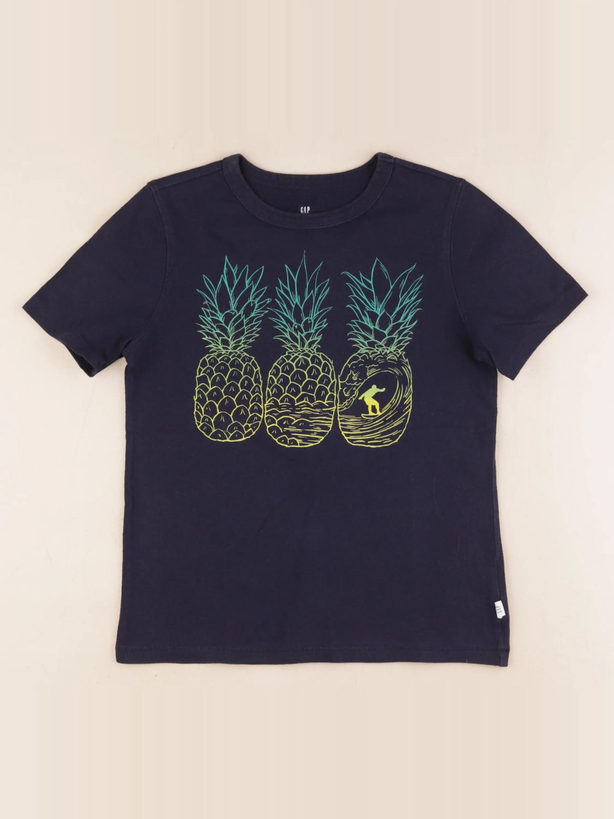 GAP - tee-shirt imprimé au dos bleu - 6/7 ans